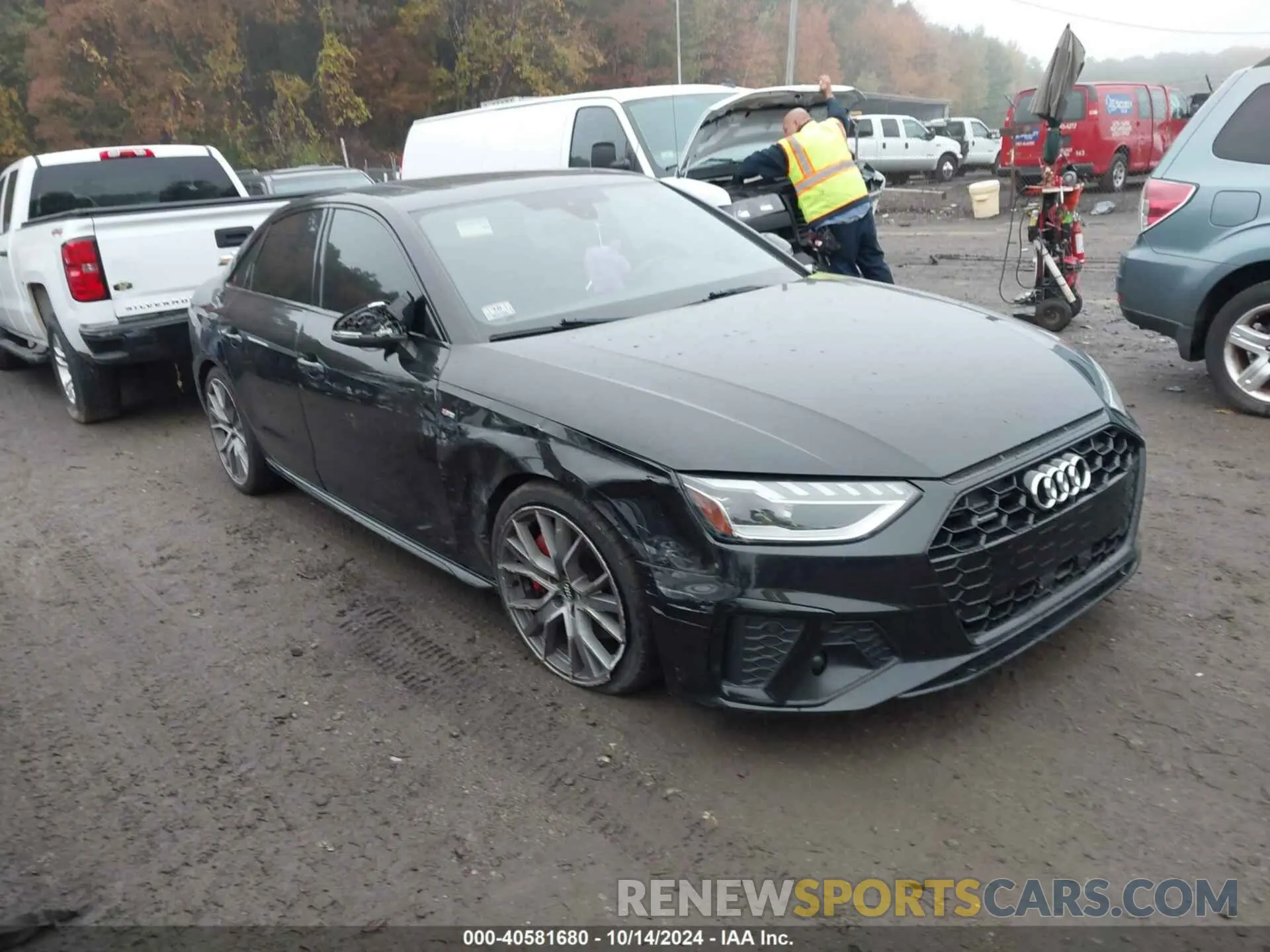 1 Photograph of a damaged car WAUENAF48LN006656 AUDI A4 2020