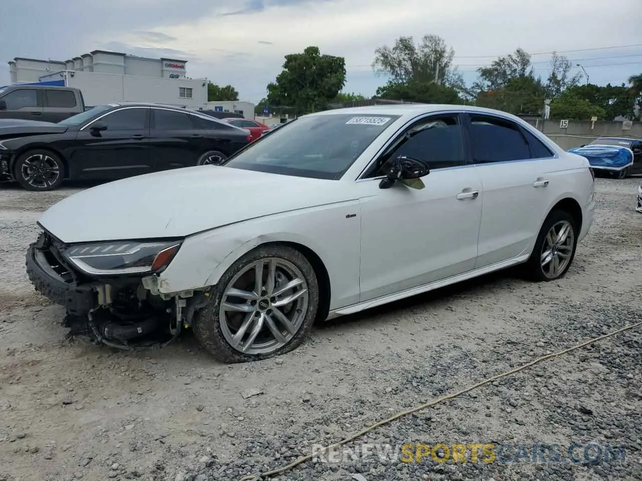 1 Photograph of a damaged car WAUENAF48LN010478 AUDI A4 2020