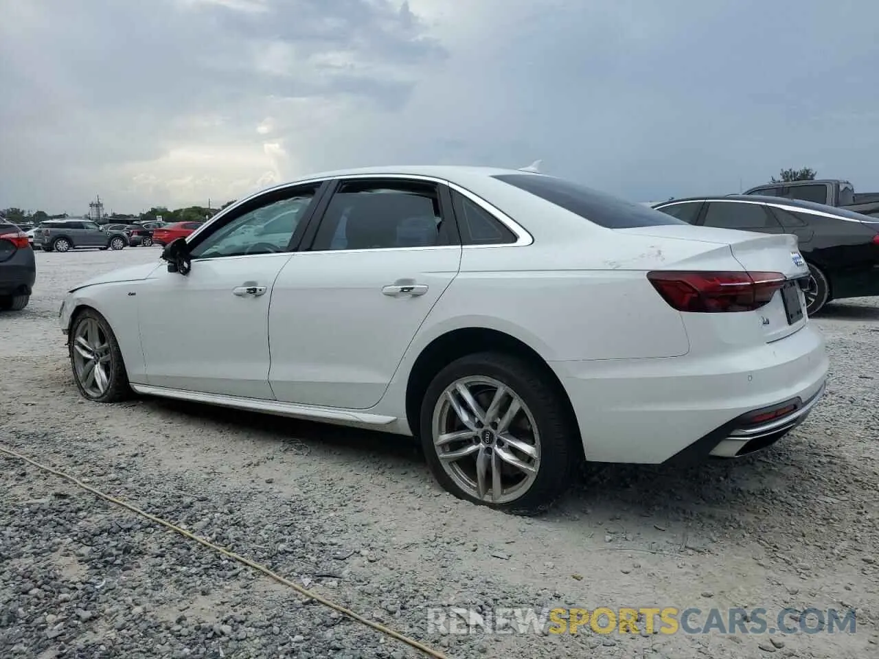 2 Photograph of a damaged car WAUENAF48LN010478 AUDI A4 2020
