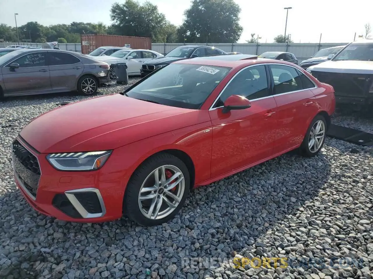 1 Photograph of a damaged car WAUFNAF42LA040801 AUDI A4 2020
