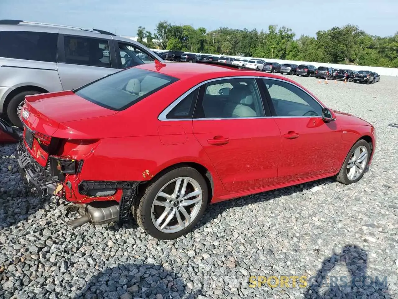 3 Photograph of a damaged car WAUFNAF42LA040801 AUDI A4 2020
