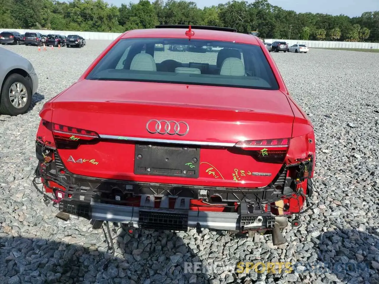 6 Photograph of a damaged car WAUFNAF42LA040801 AUDI A4 2020