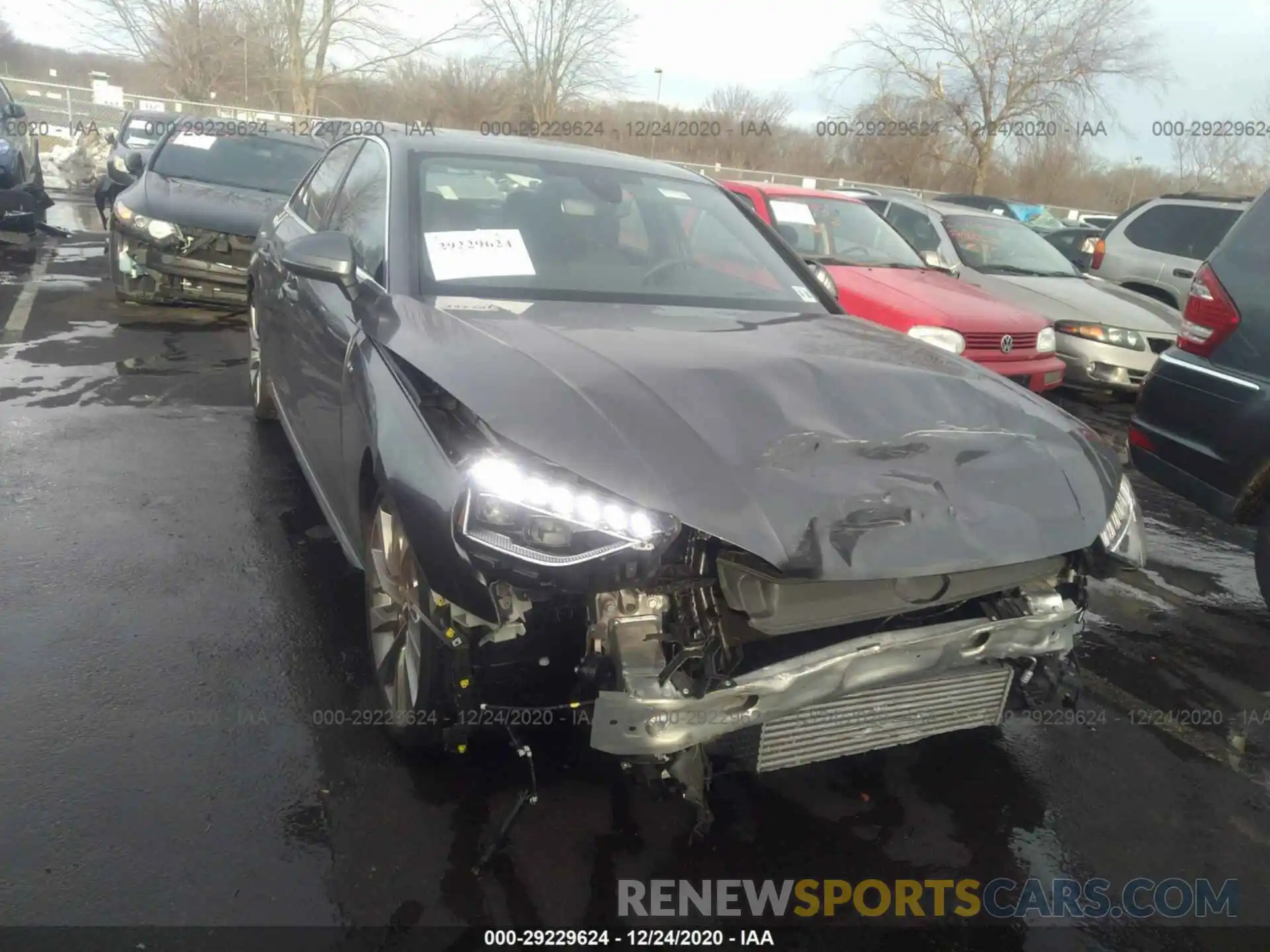 1 Photograph of a damaged car WAUFNAF47LN005065 AUDI A4 2020