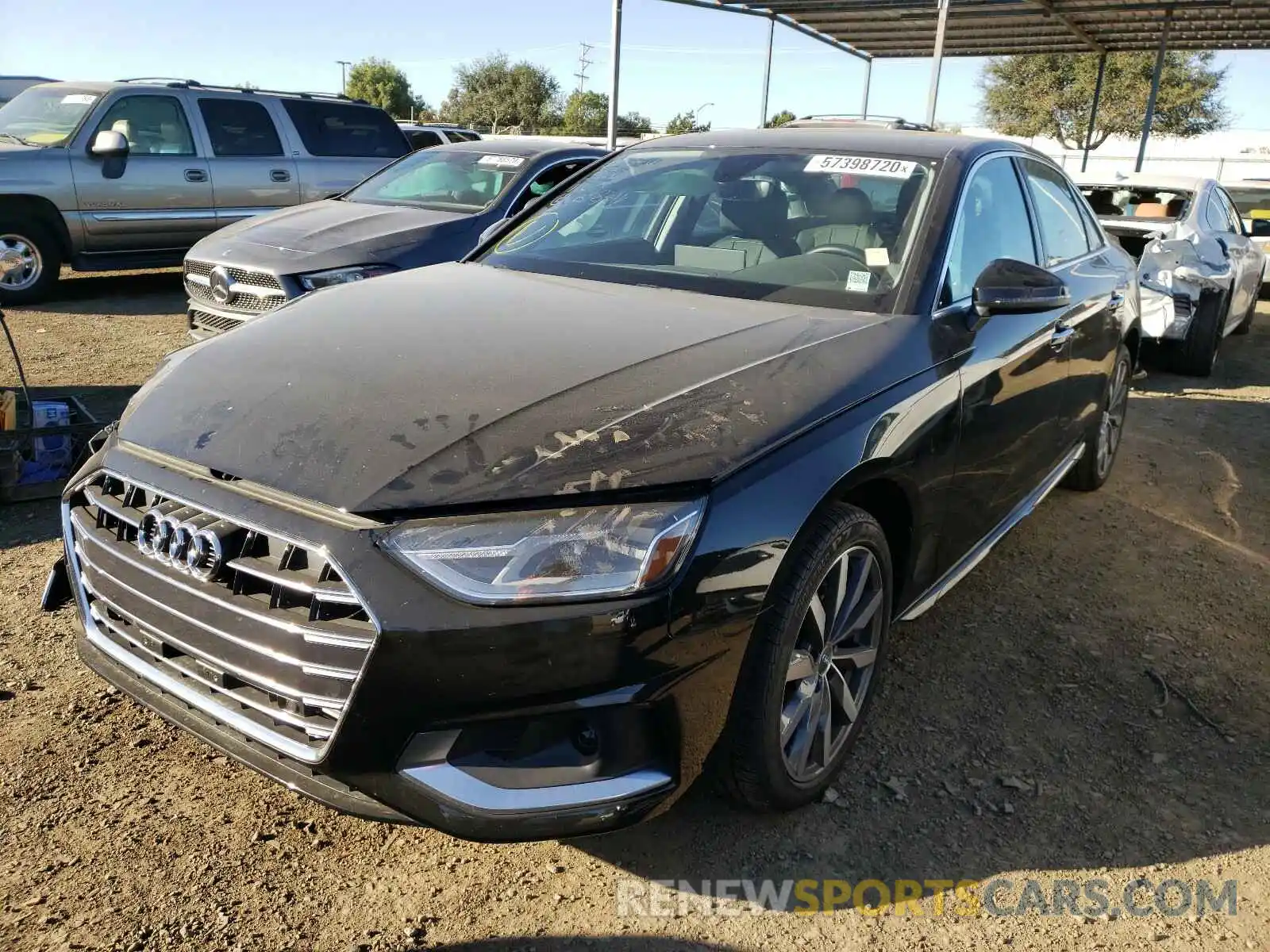 2 Photograph of a damaged car WAUGMAF40LA058611 AUDI A4 2020