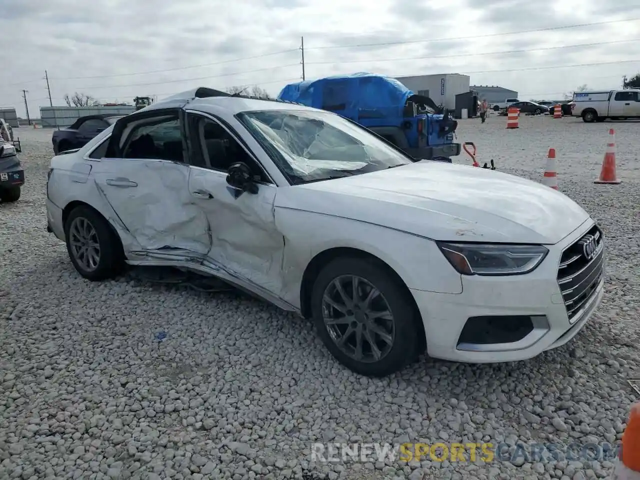 4 Photograph of a damaged car WAUGMAF40LN010356 AUDI A4 2020