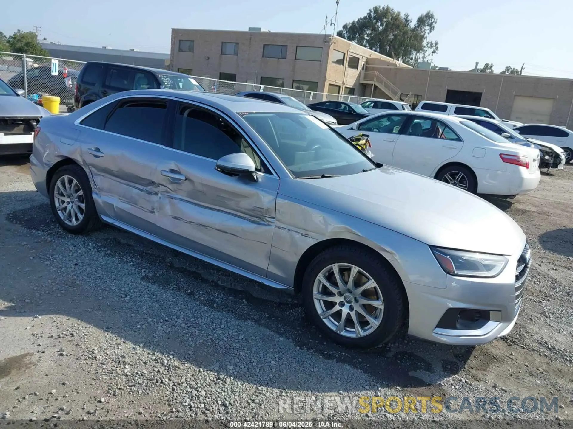 1 Photograph of a damaged car WAUGMAF40LN012785 AUDI A4 2020