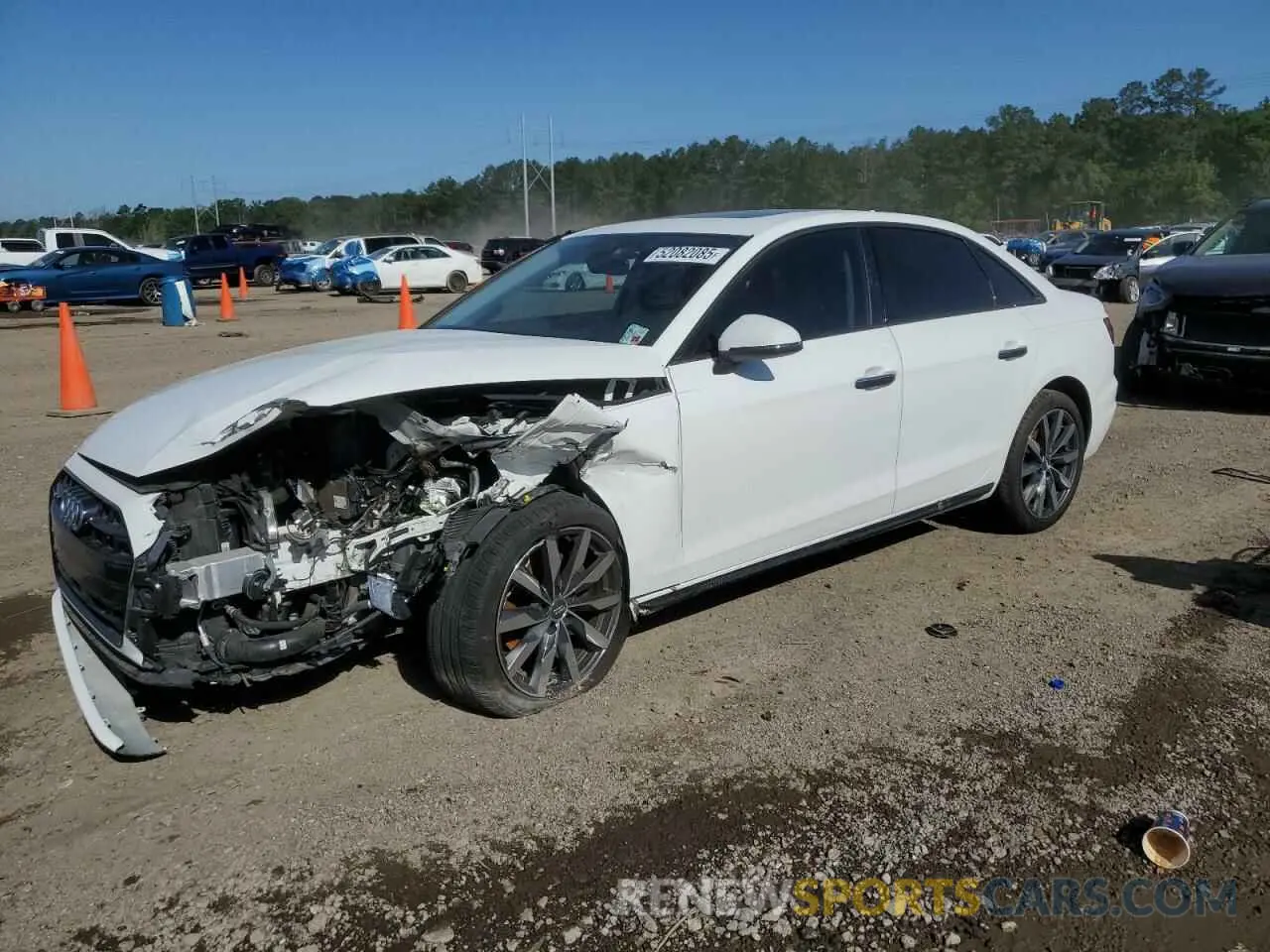 1 Photograph of a damaged car WAUGMAF41LA058729 AUDI A4 2020