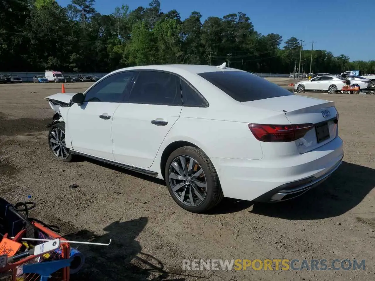 2 Photograph of a damaged car WAUGMAF41LA058729 AUDI A4 2020