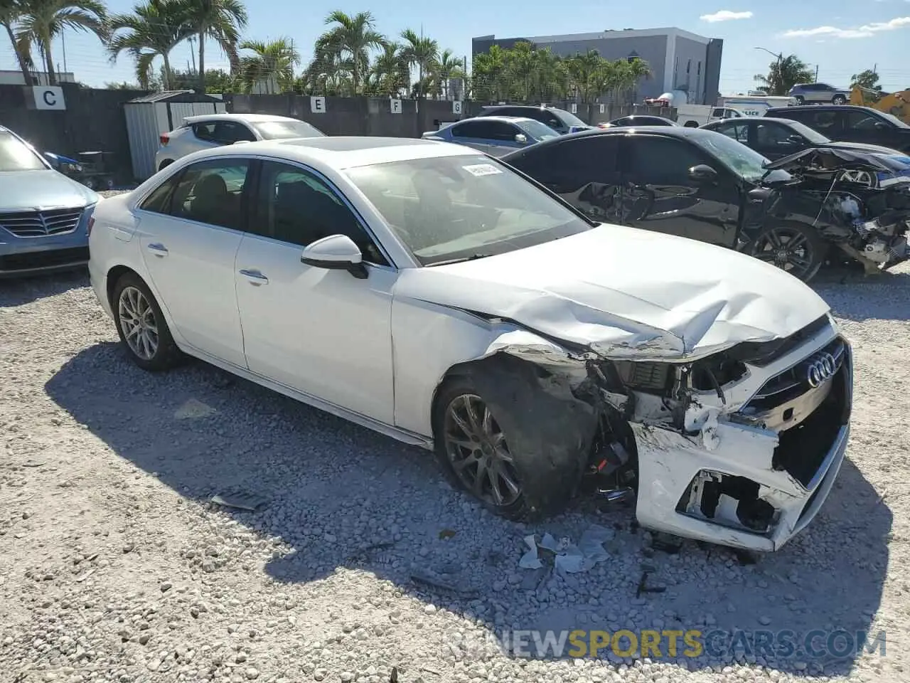 4 Photograph of a damaged car WAUGMAF41LN009636 AUDI A4 2020