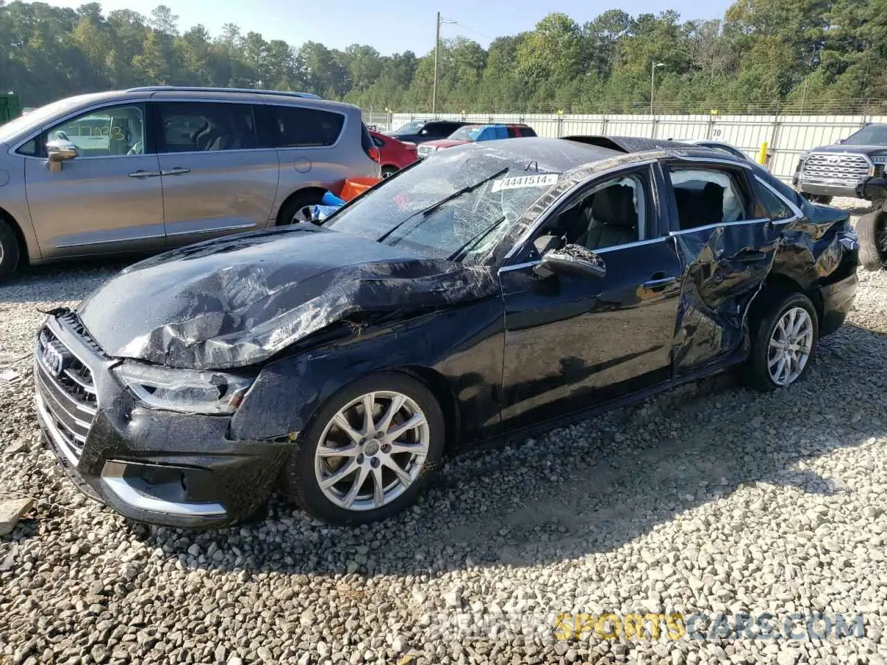 1 Photograph of a damaged car WAUGMAF43LN003949 AUDI A4 2020