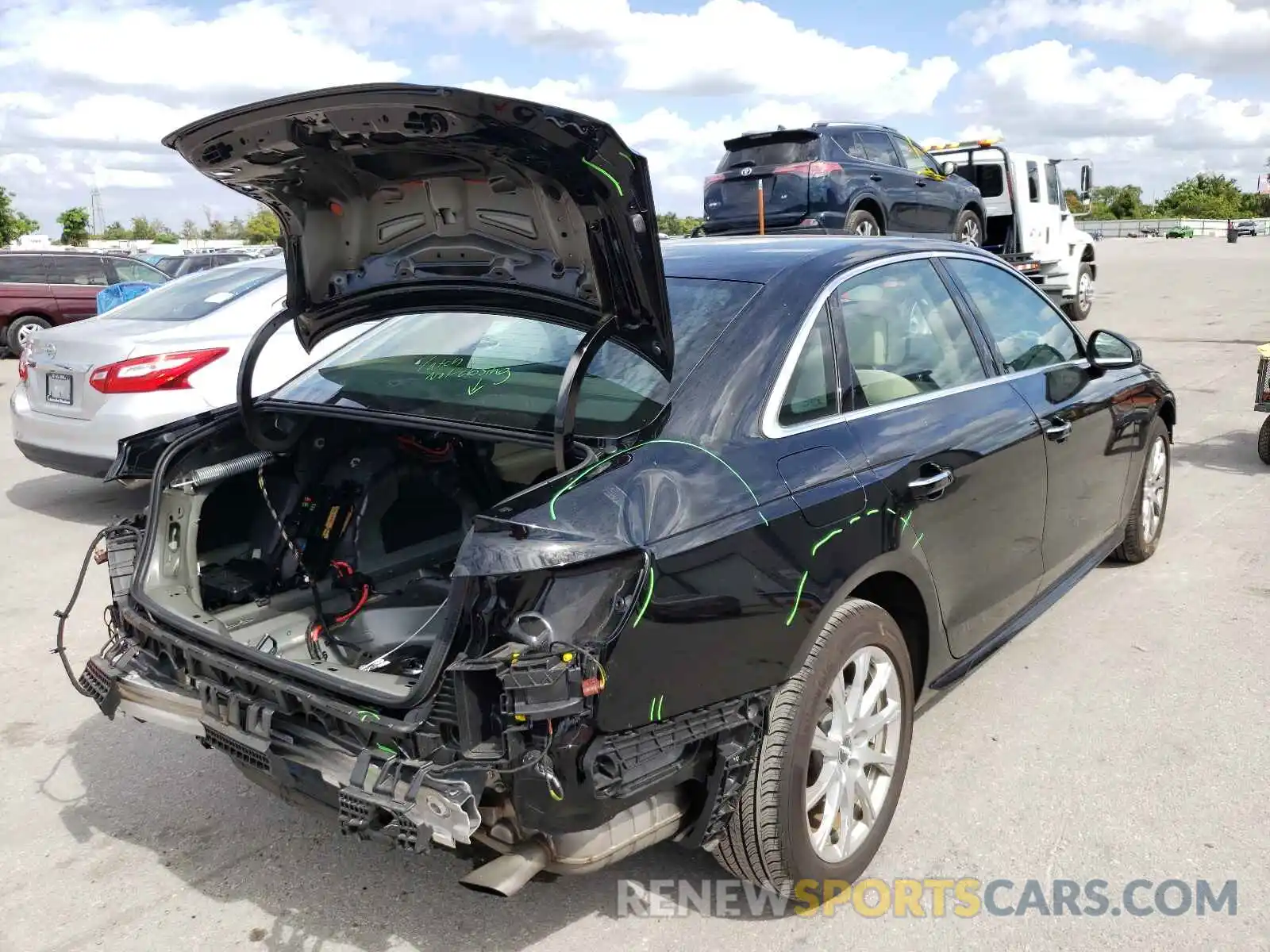 4 Photograph of a damaged car WAUGMAF44LA054237 AUDI A4 2020