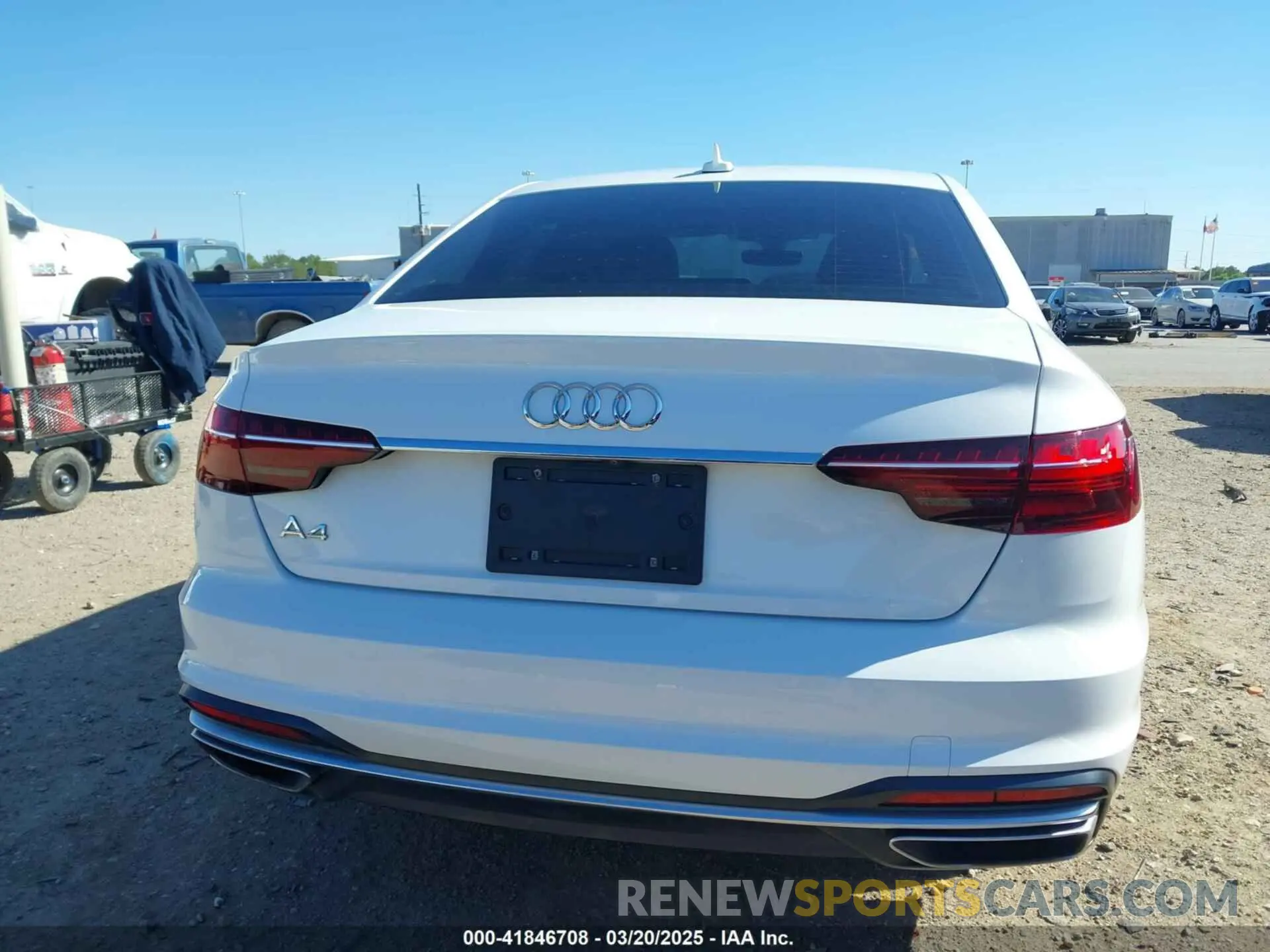 16 Photograph of a damaged car WAUGMAF44LN013504 AUDI A4 2020