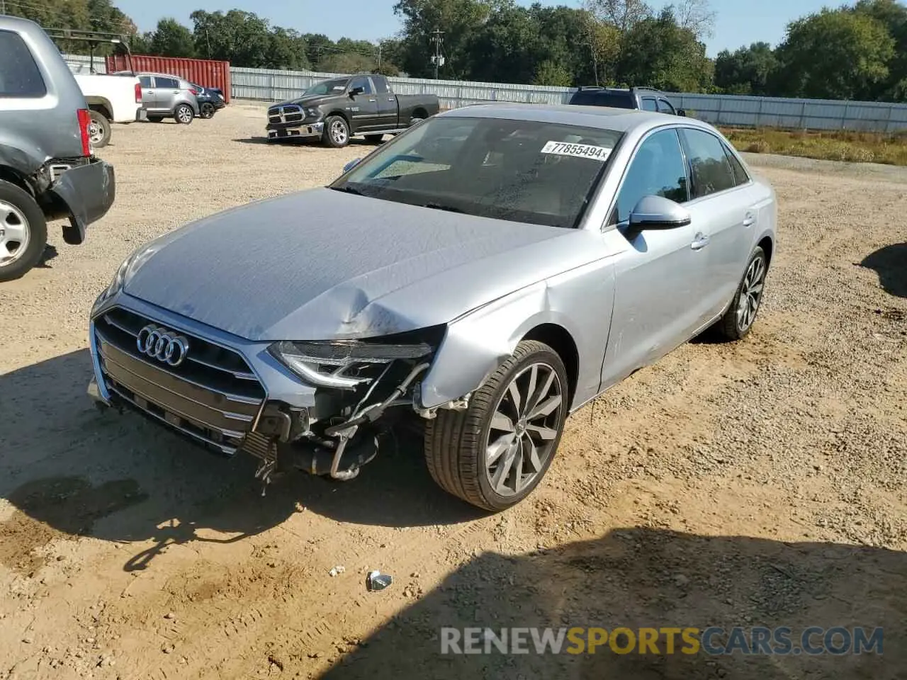 1 Photograph of a damaged car WAUGMAF45LA064386 AUDI A4 2020
