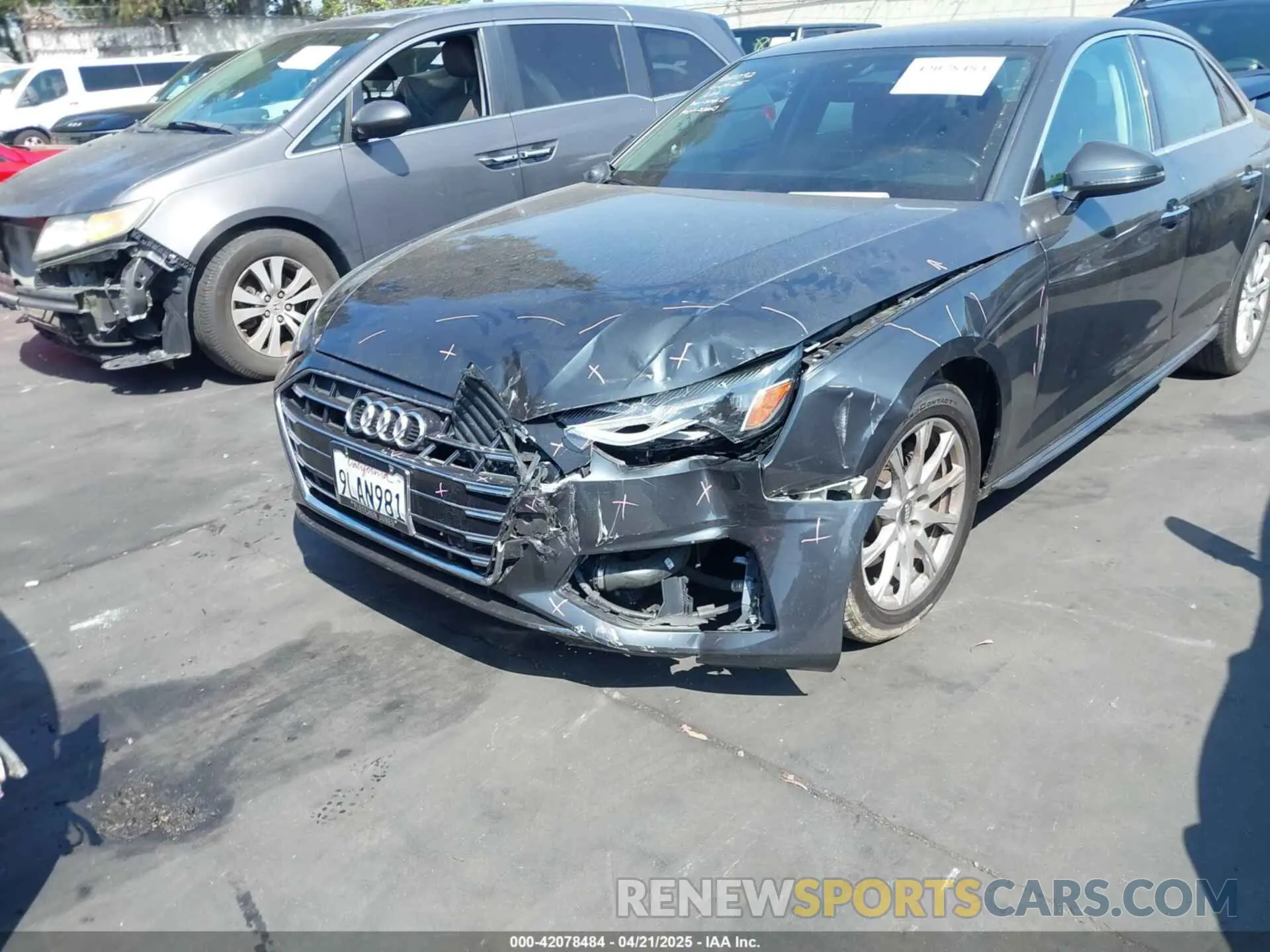 12 Photograph of a damaged car WAUGMAF46LN004092 AUDI A4 2020