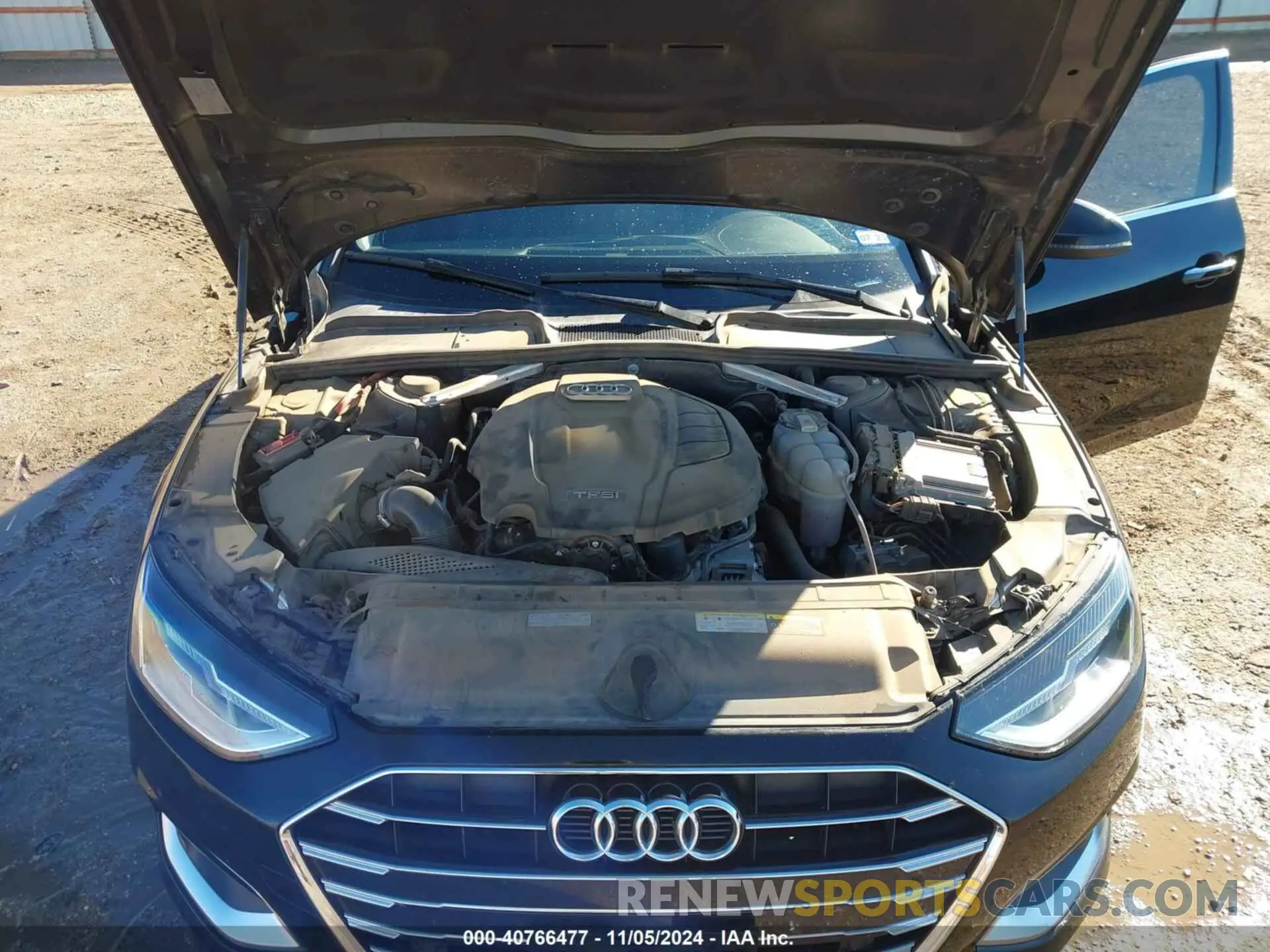 9 Photograph of a damaged car WAUGMAF4XLA072922 AUDI A4 2020