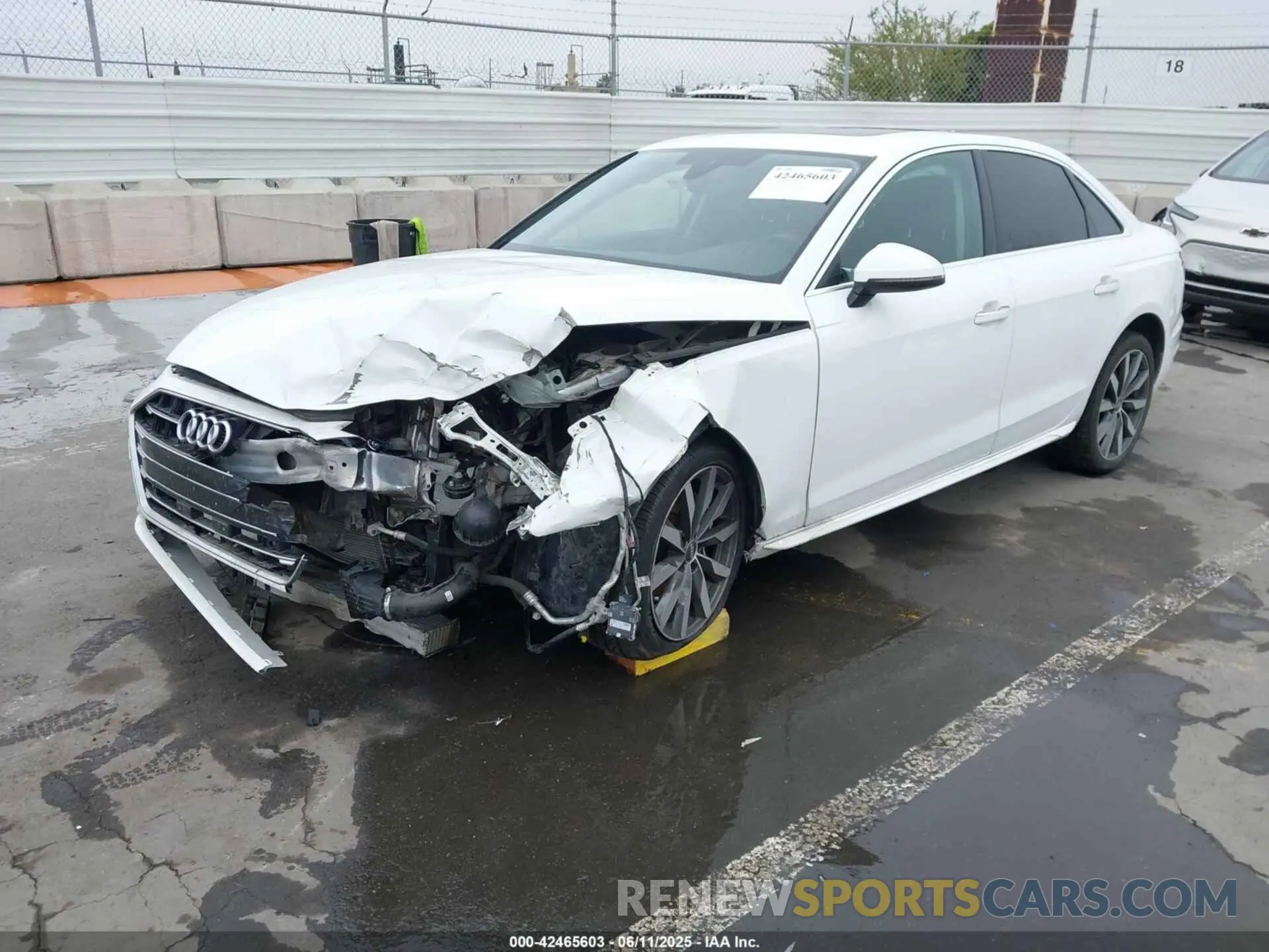 2 Photograph of a damaged car WAUHMAF41LN004876 AUDI A4 2020