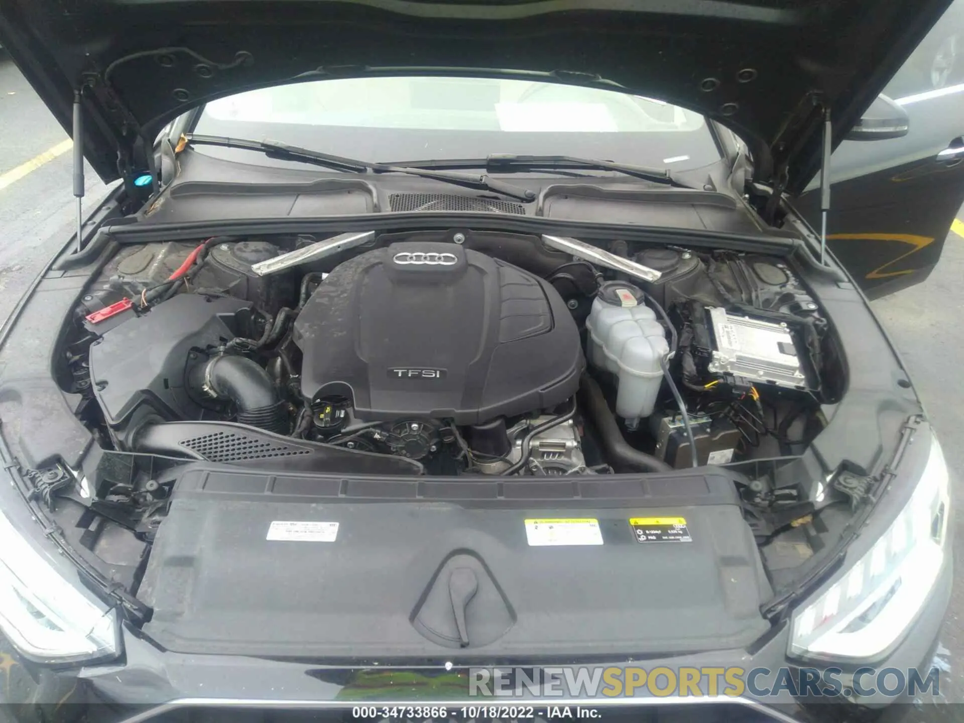 10 Photograph of a damaged car WAUHMAF47LN007281 AUDI A4 2020