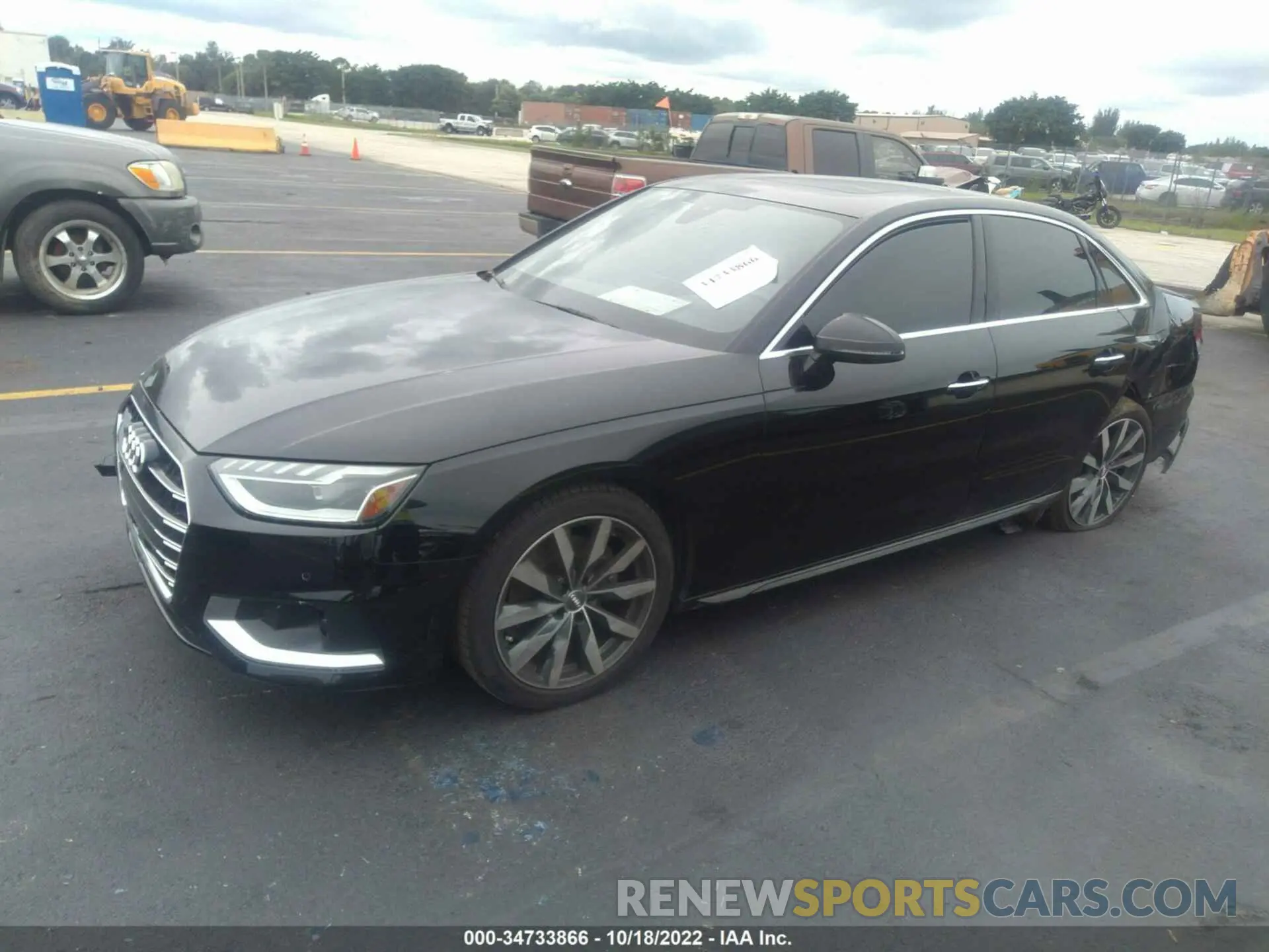 2 Photograph of a damaged car WAUHMAF47LN007281 AUDI A4 2020