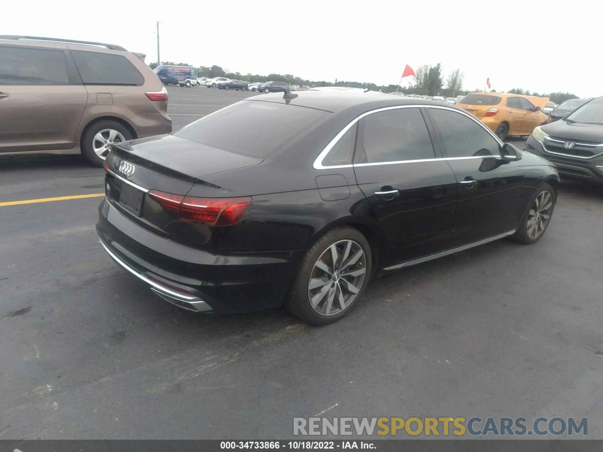 4 Photograph of a damaged car WAUHMAF47LN007281 AUDI A4 2020
