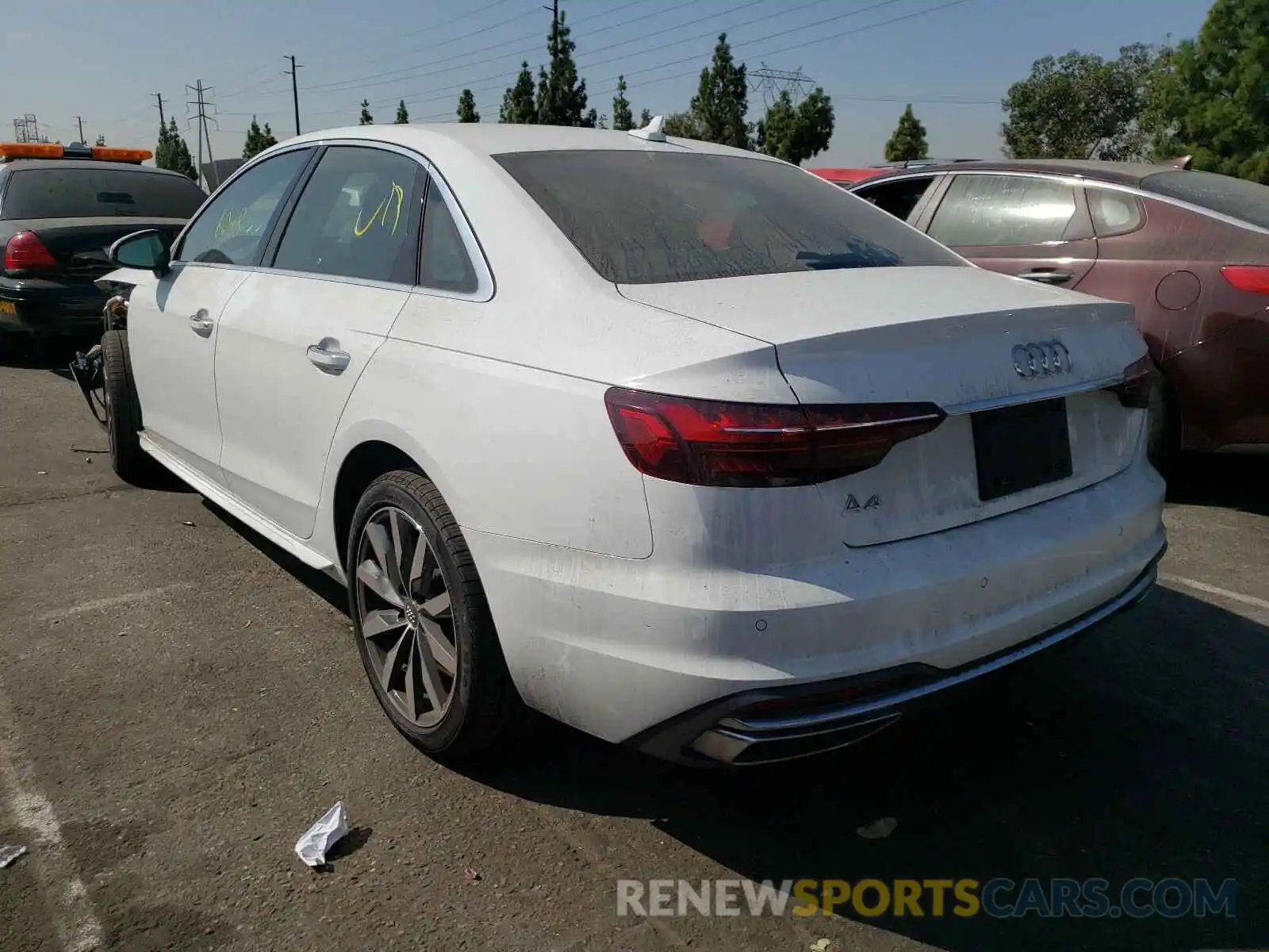 3 Photograph of a damaged car WAUHMAF48LA039227 AUDI A4 2020