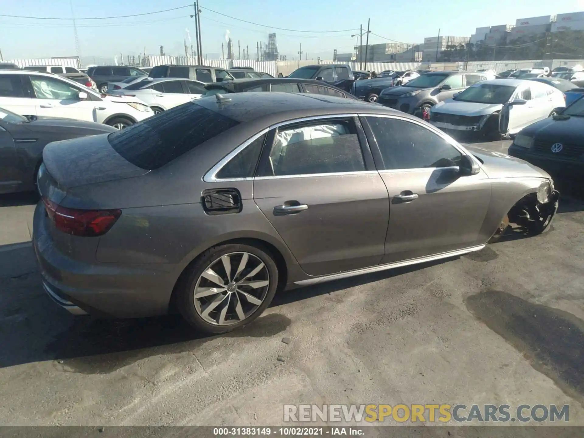 4 Photograph of a damaged car WAUHMAF48LA066878 AUDI A4 2020