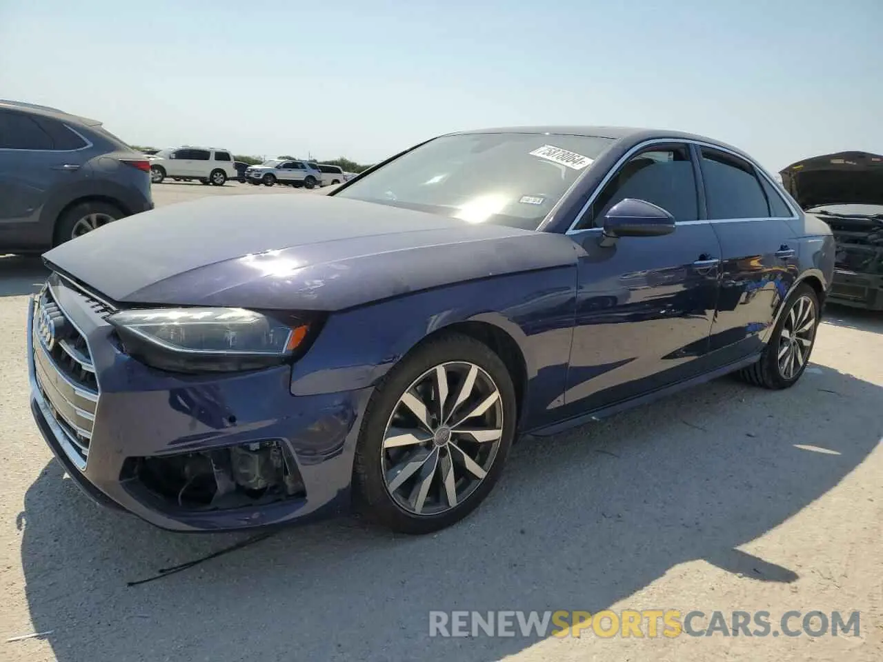 1 Photograph of a damaged car WAUHMAF49LN005371 AUDI A4 2020