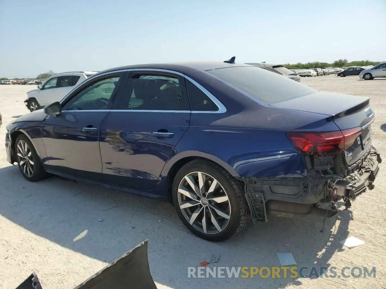 2 Photograph of a damaged car WAUHMAF49LN005371 AUDI A4 2020