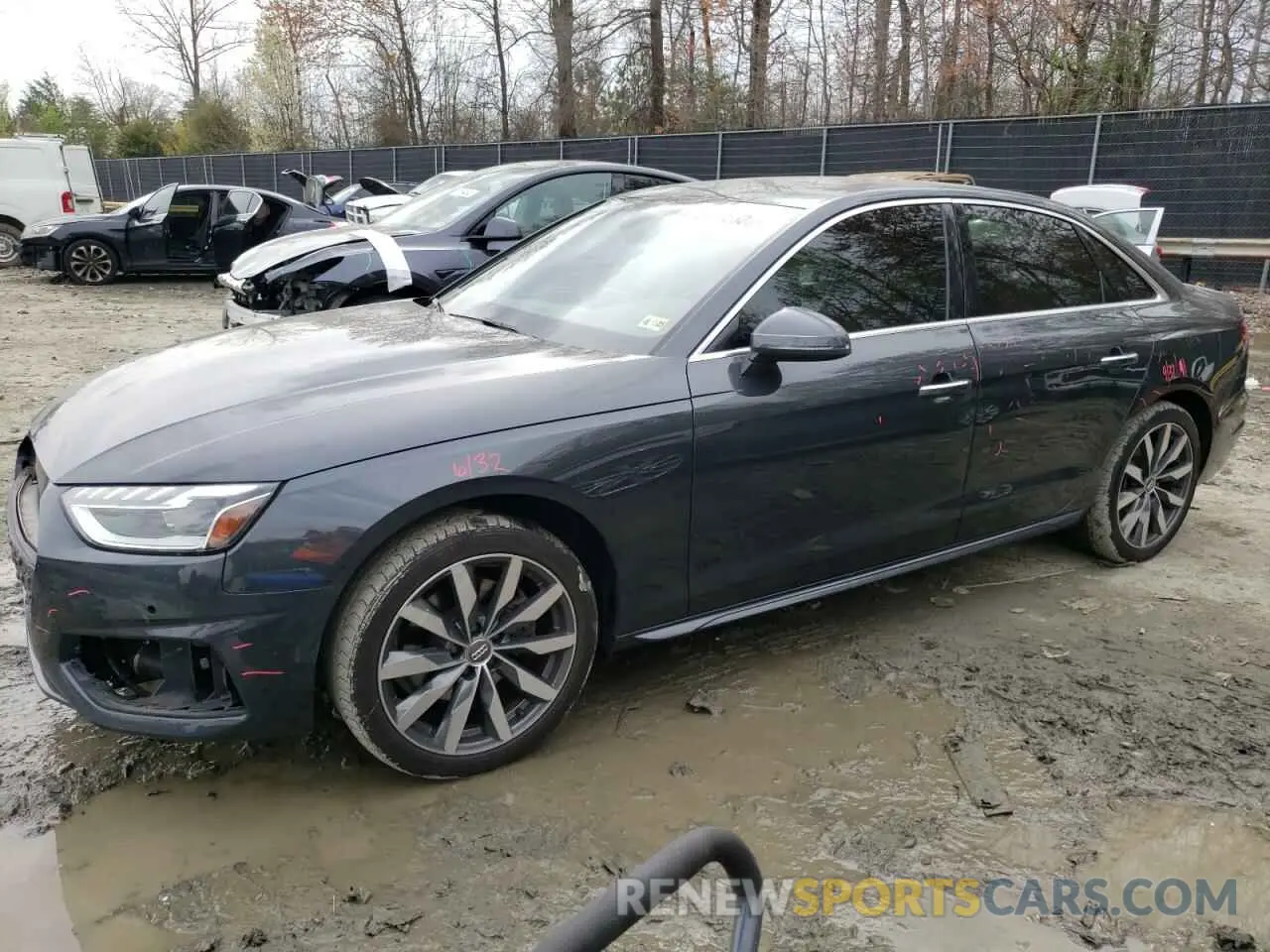 1 Photograph of a damaged car WAUHMAF4XLA061147 AUDI A4 2020