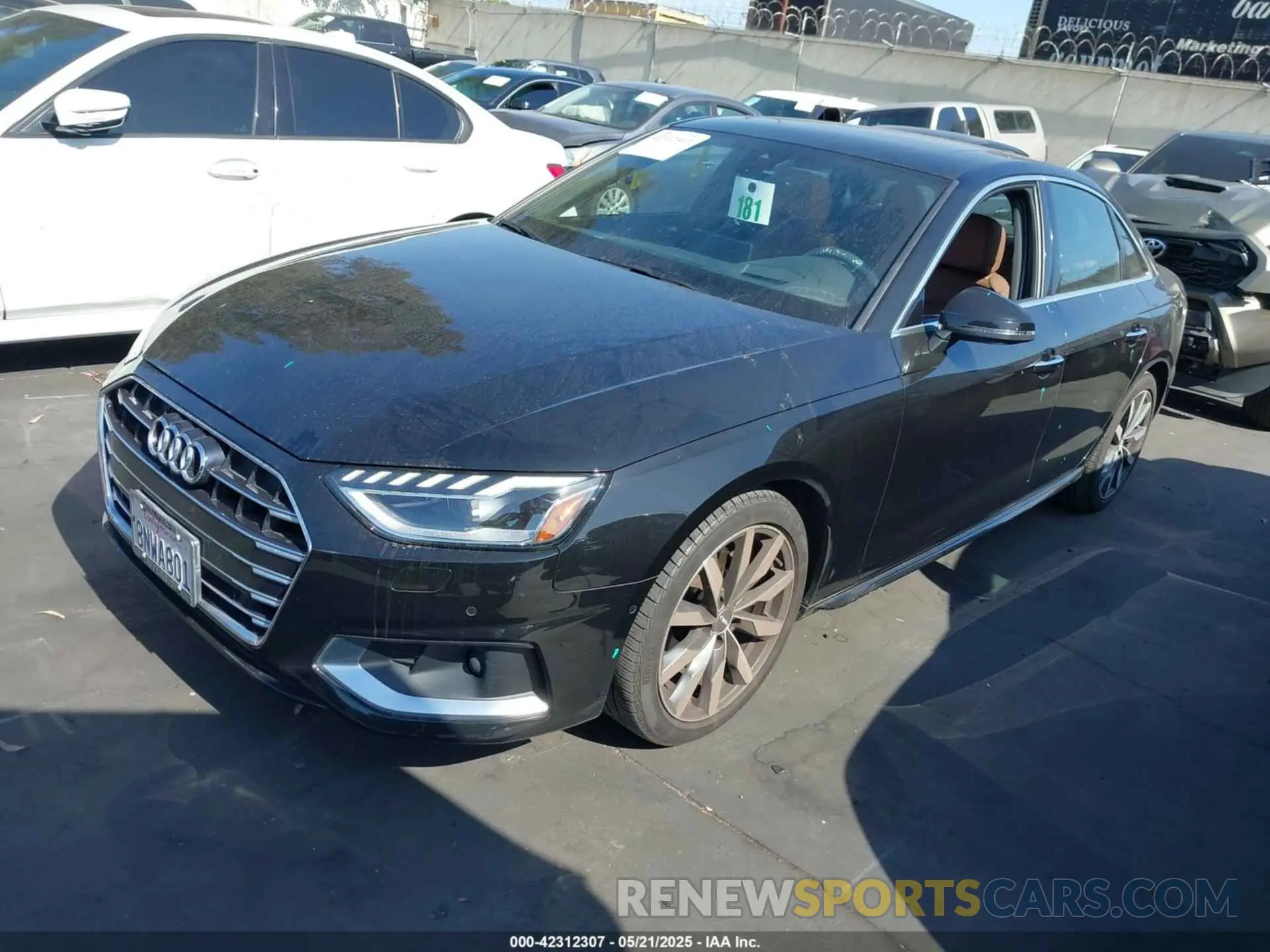2 Photograph of a damaged car WAUJMAF46LN008486 AUDI A4 2020