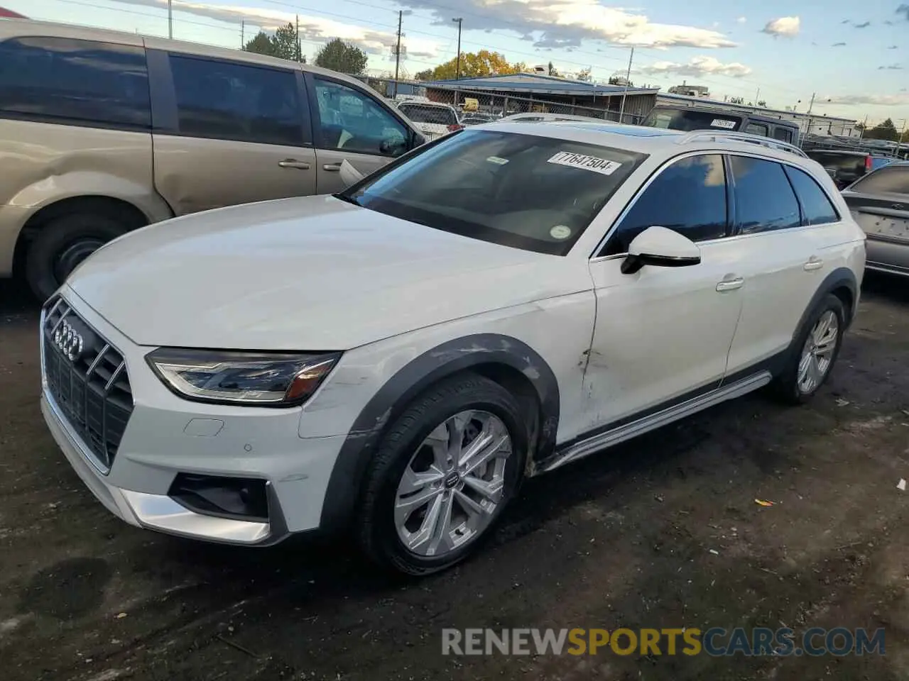 1 Photograph of a damaged car WA17AAF4XMA022769 AUDI A4 2021