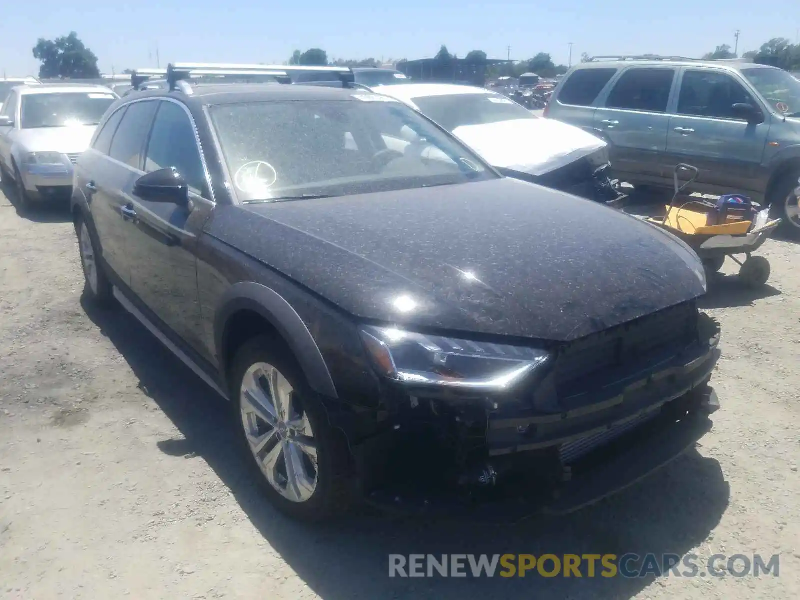 1 Photograph of a damaged car WA18AAF41MA008702 AUDI A4 2021