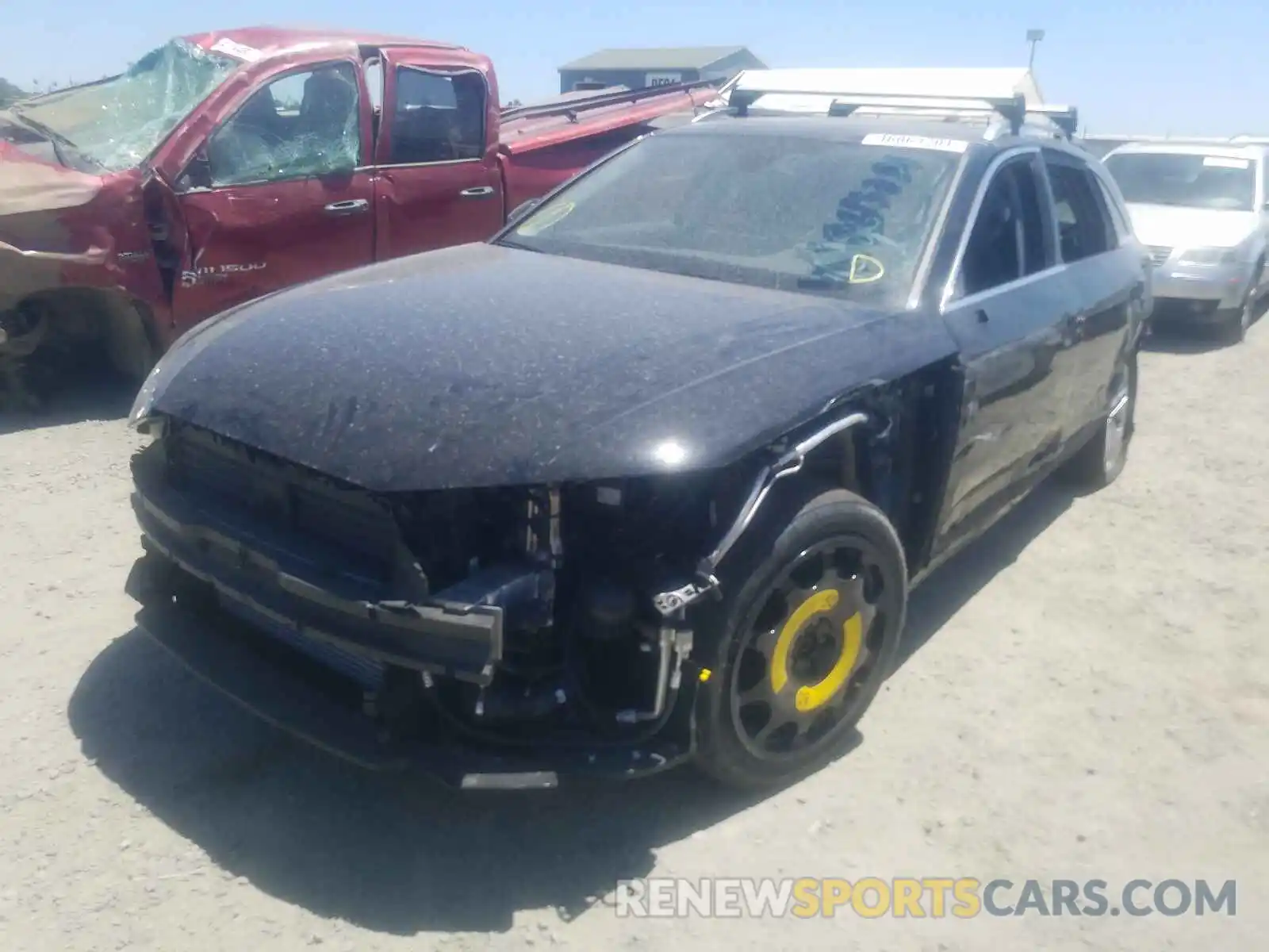 2 Photograph of a damaged car WA18AAF41MA008702 AUDI A4 2021