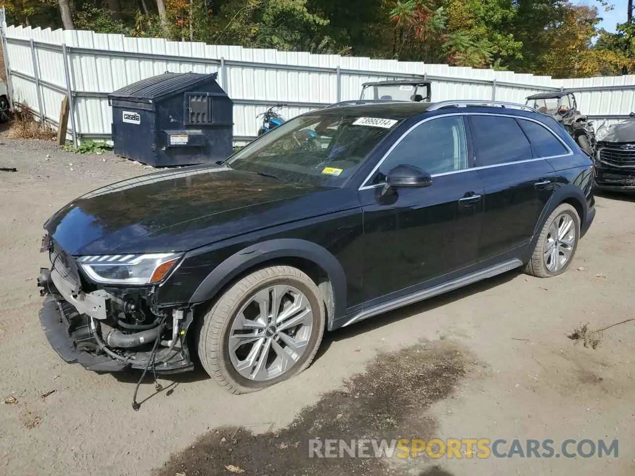 1 Photograph of a damaged car WA18AAF42MA004657 AUDI A4 2021