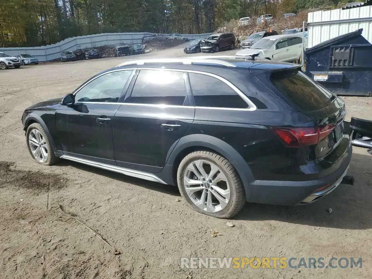 2 Photograph of a damaged car WA18AAF42MA004657 AUDI A4 2021