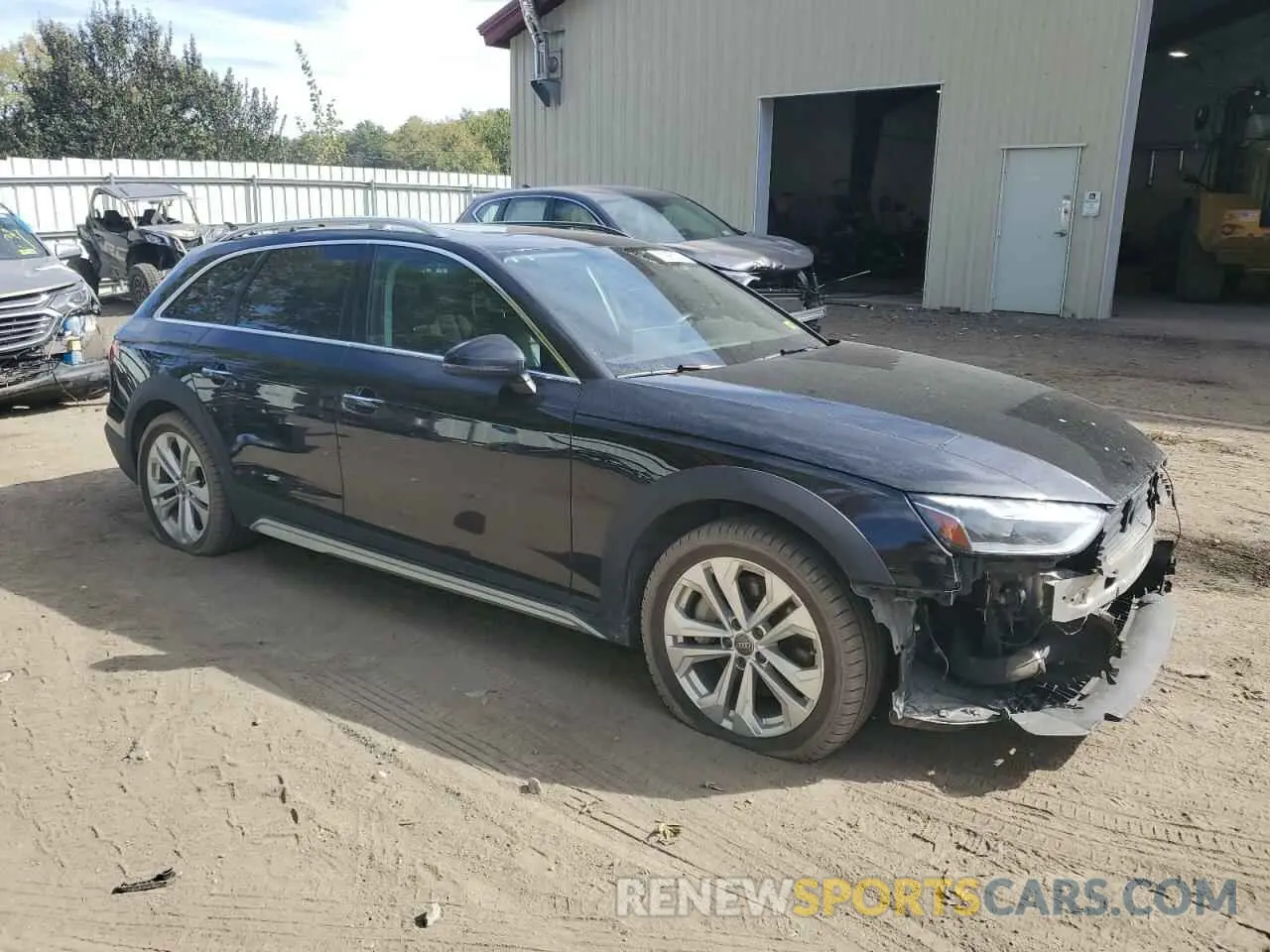 4 Photograph of a damaged car WA18AAF42MA004657 AUDI A4 2021