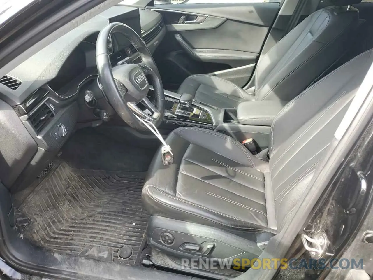7 Photograph of a damaged car WA18AAF42MA004657 AUDI A4 2021