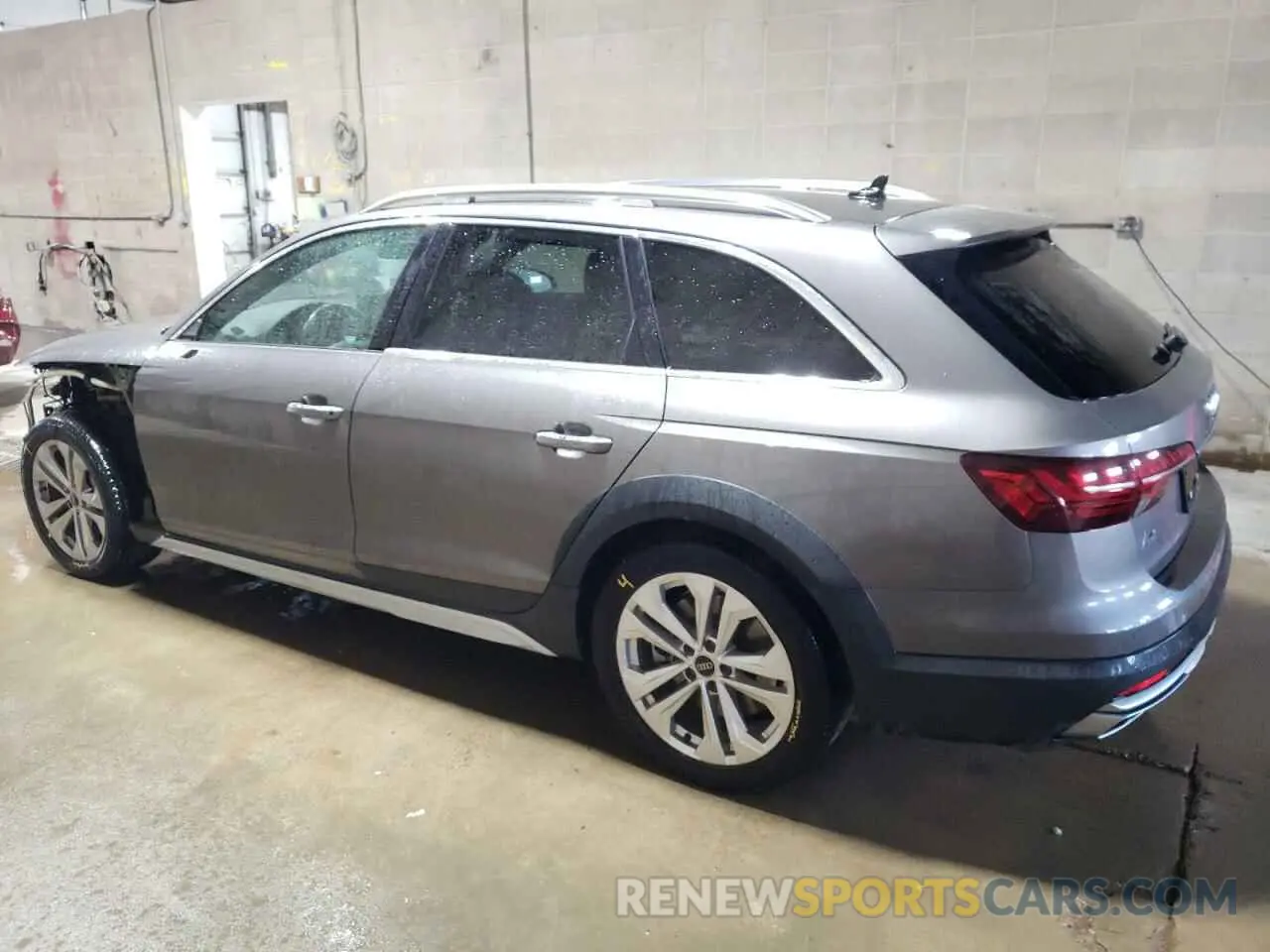 2 Photograph of a damaged car WA18AAF49MA046470 AUDI A4 2021