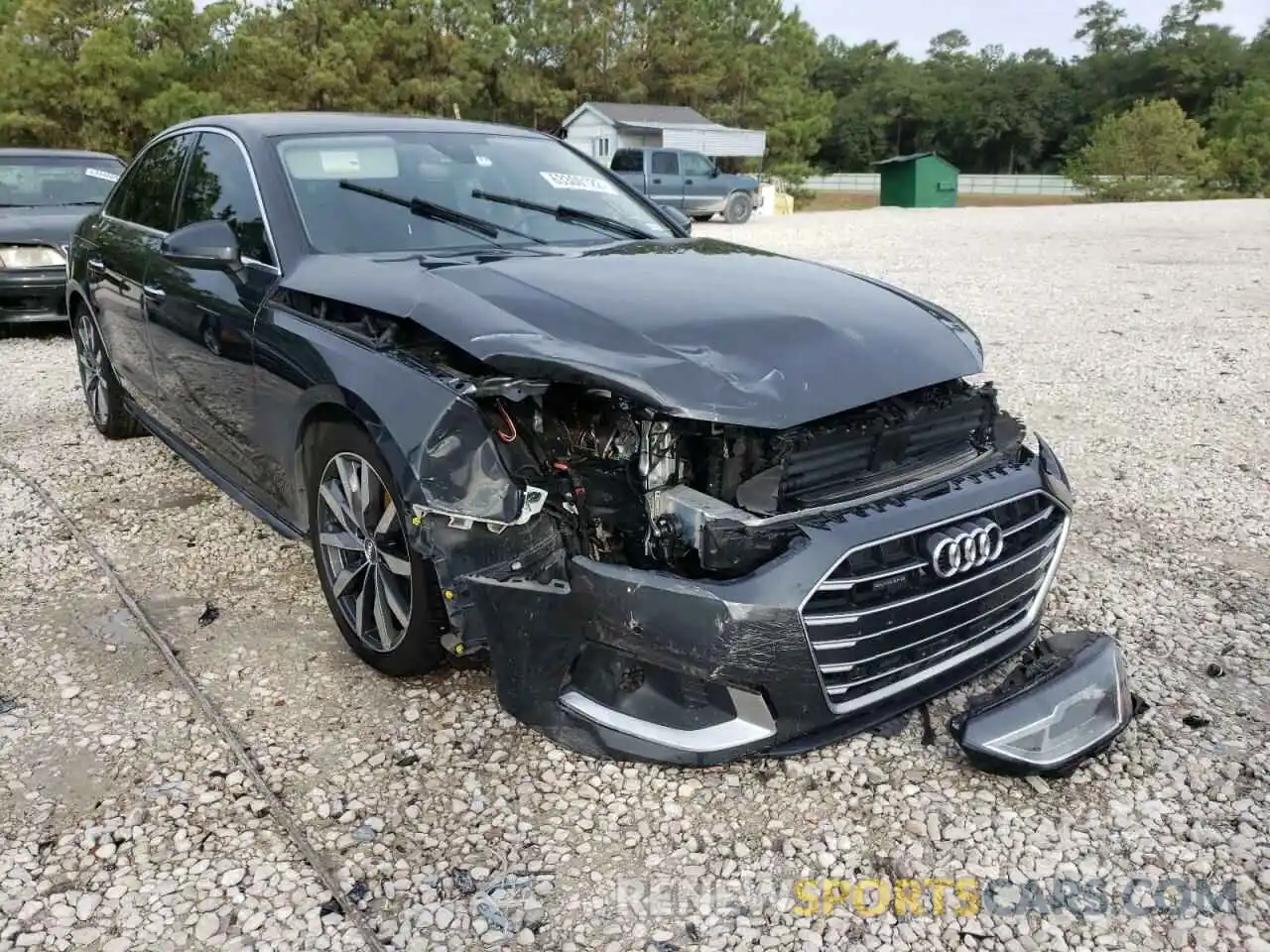 1 Photograph of a damaged car WAUABAF40MA033124 AUDI A4 2021