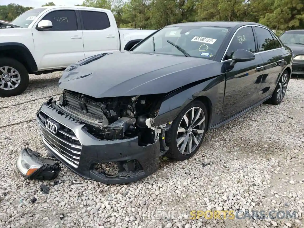 2 Photograph of a damaged car WAUABAF40MA033124 AUDI A4 2021