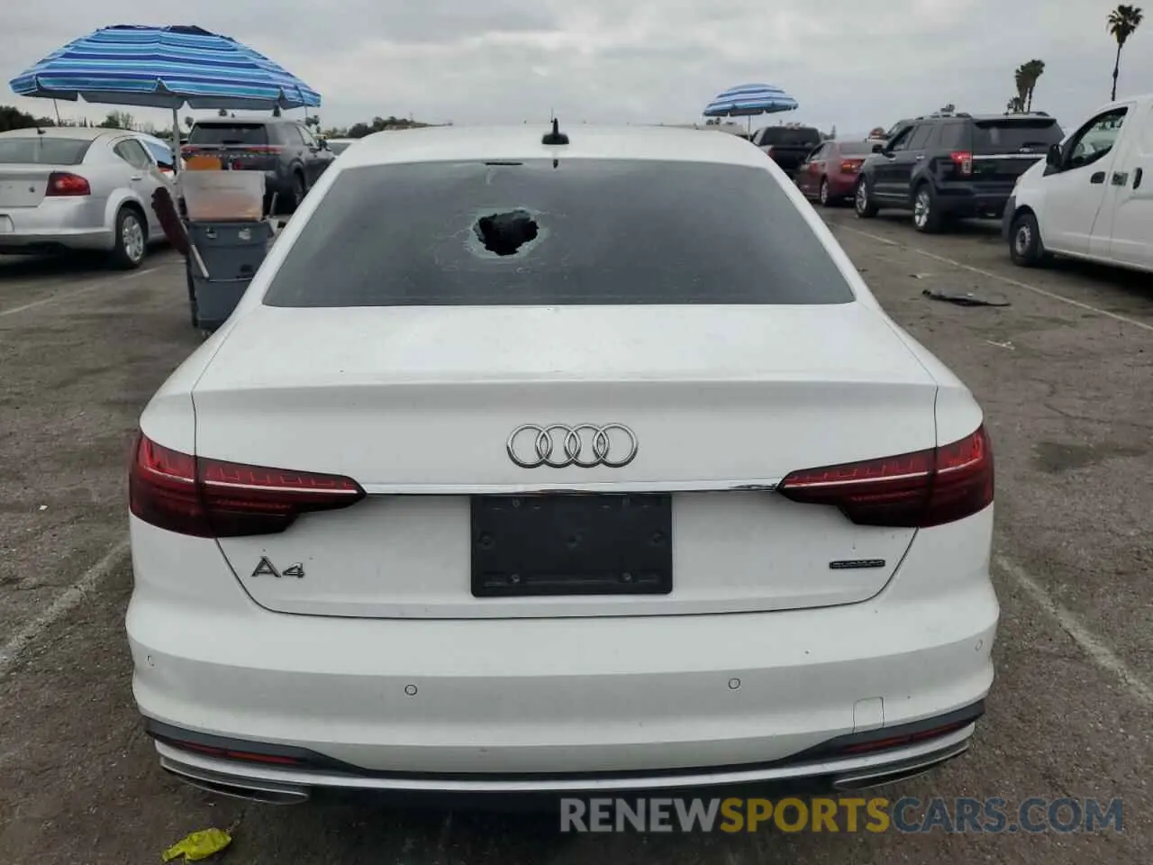 6 Photograph of a damaged car WAUABAF41MA025243 AUDI A4 2021