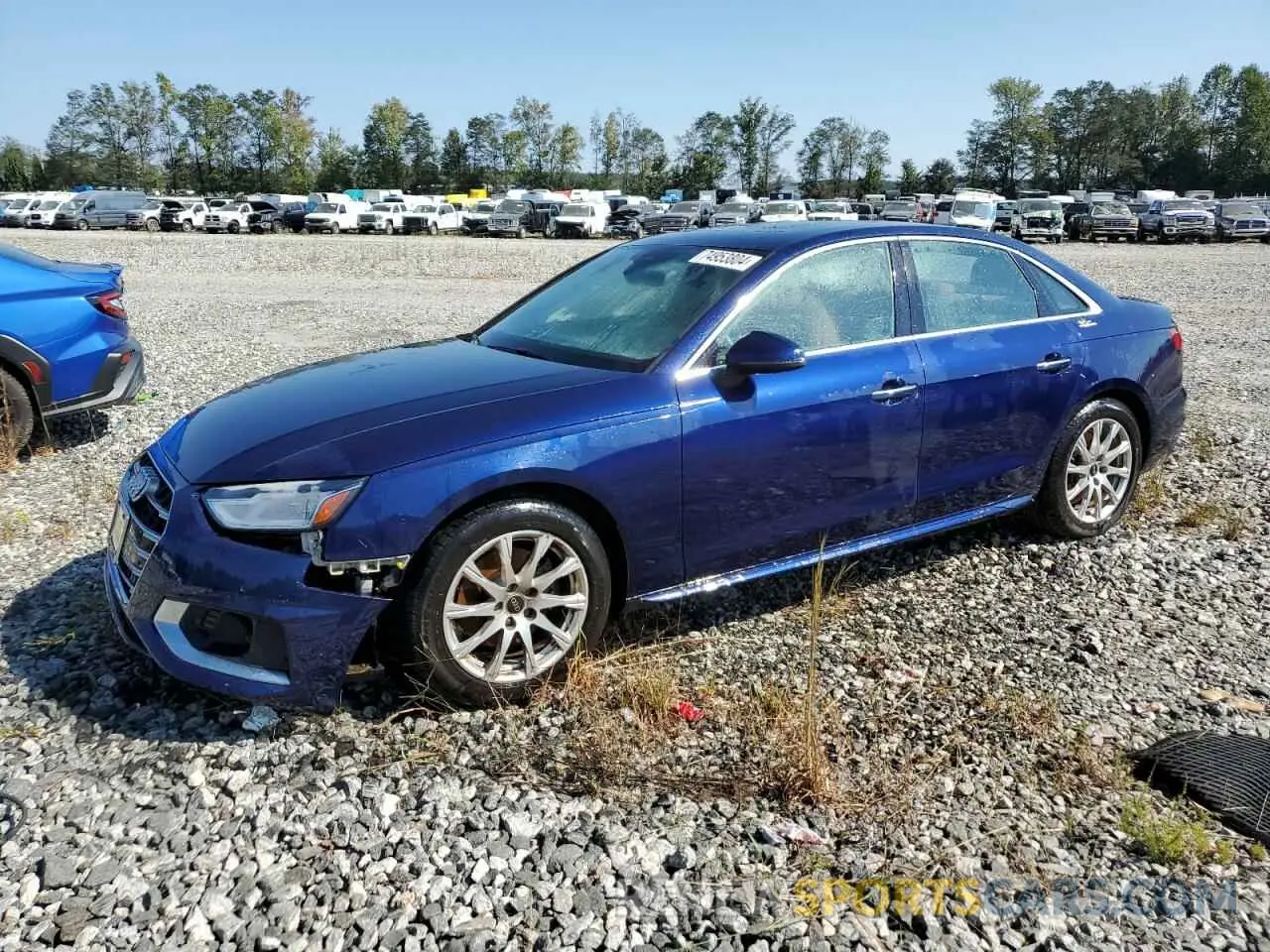 1 Photograph of a damaged car WAUABAF41MA059702 AUDI A4 2021
