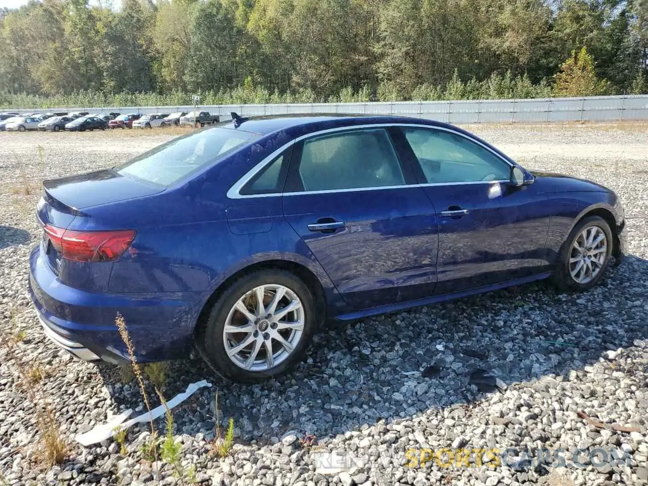 3 Photograph of a damaged car WAUABAF41MA059702 AUDI A4 2021