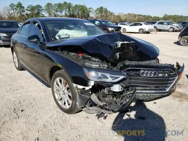 1 Photograph of a damaged car WAUABAF41MN006376 AUDI A4 2021