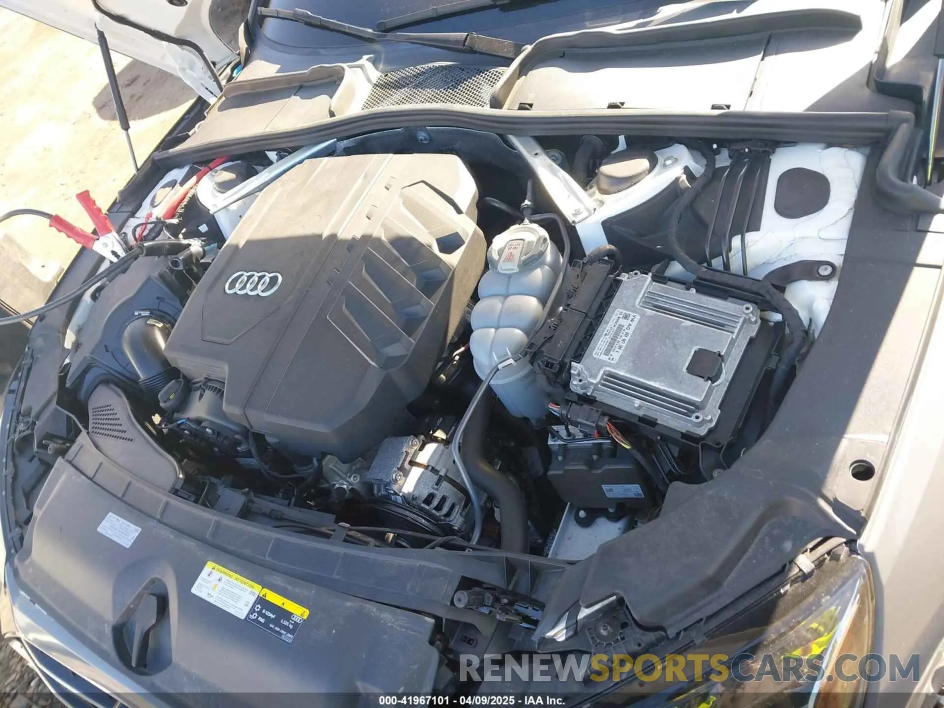 10 Photograph of a damaged car WAUABAF44MN012656 AUDI A4 2021