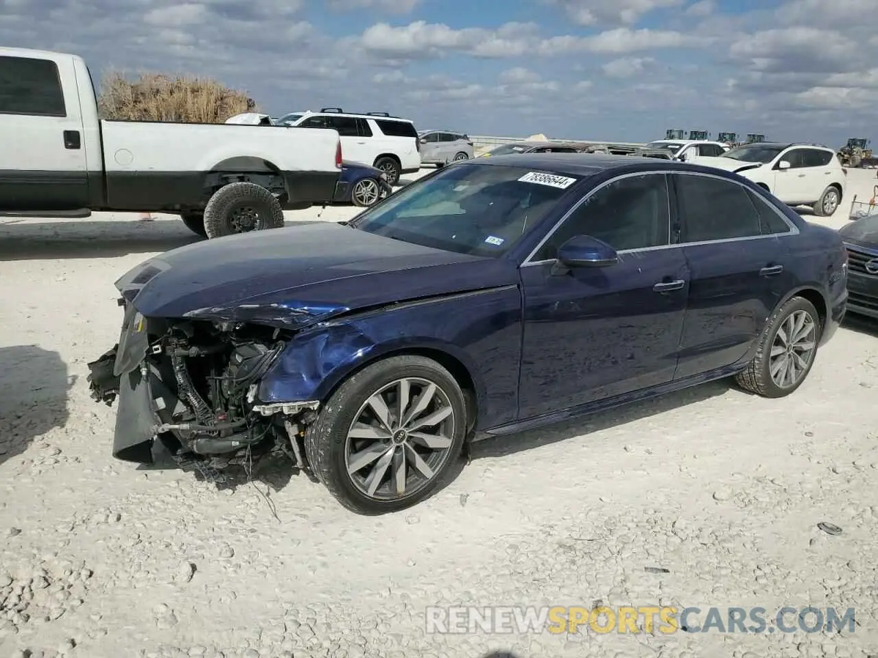 1 Photograph of a damaged car WAUABAF45MA059850 AUDI A4 2021