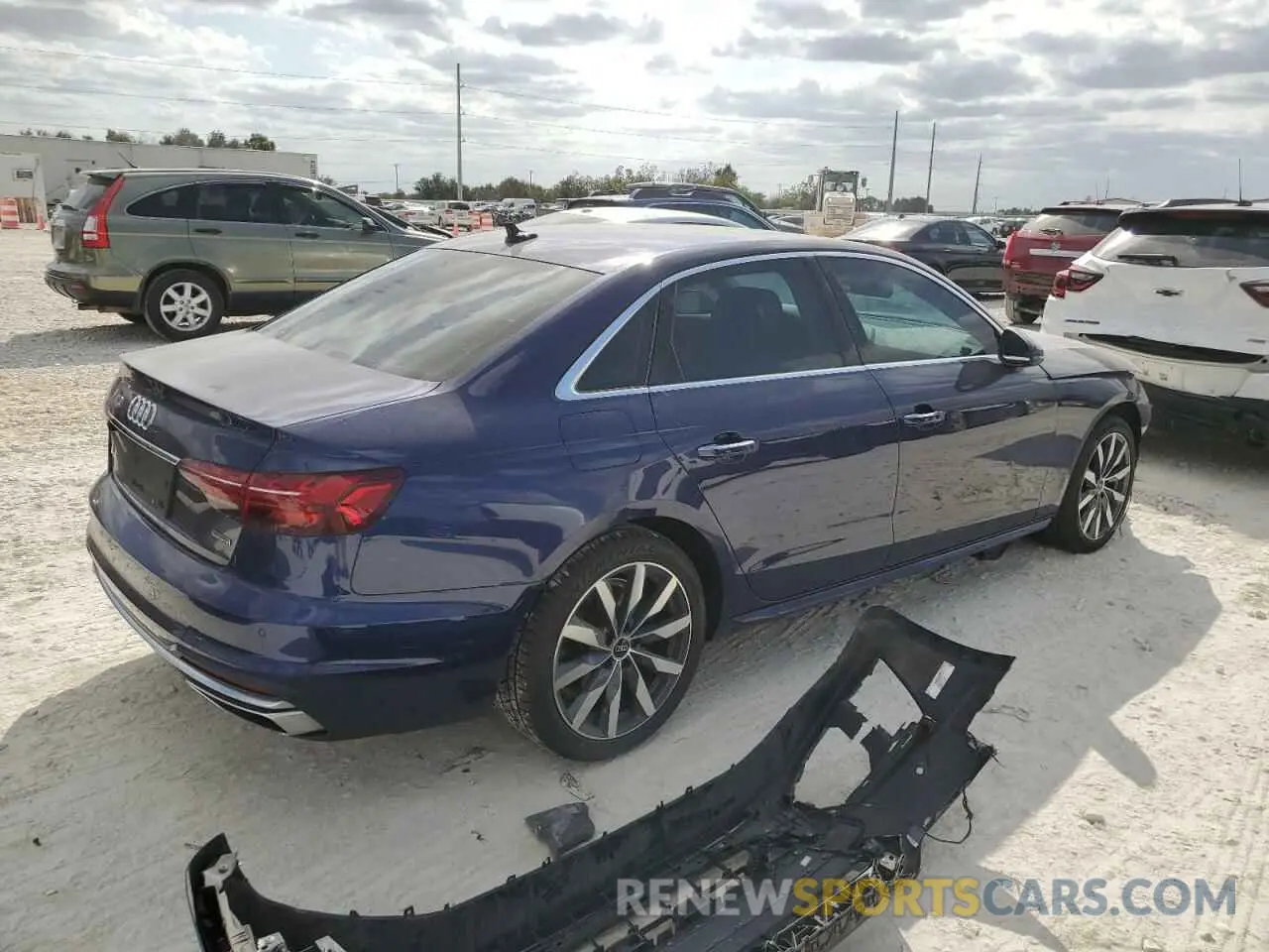 3 Photograph of a damaged car WAUABAF45MA059850 AUDI A4 2021