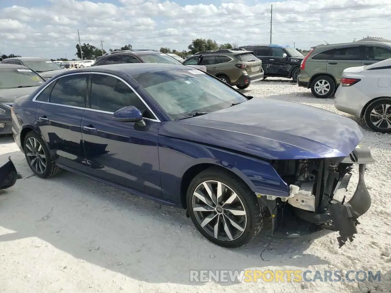 4 Photograph of a damaged car WAUABAF45MA059850 AUDI A4 2021