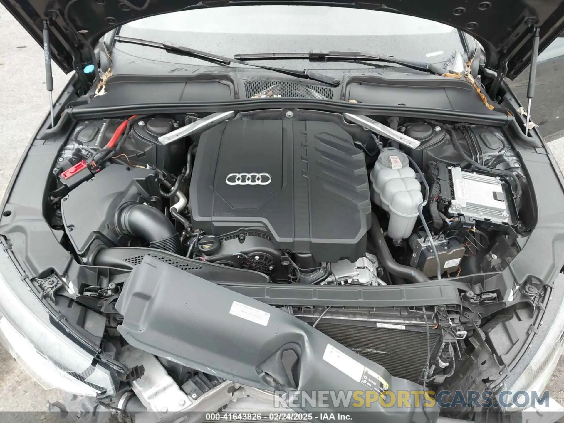 10 Photograph of a damaged car WAUABAF45MA068709 AUDI A4 2021