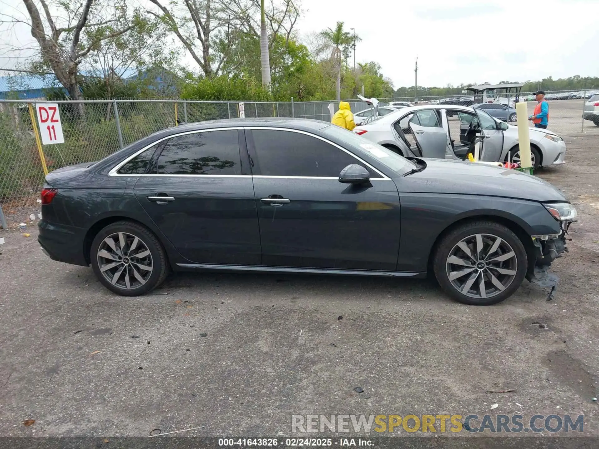 13 Photograph of a damaged car WAUABAF45MA068709 AUDI A4 2021
