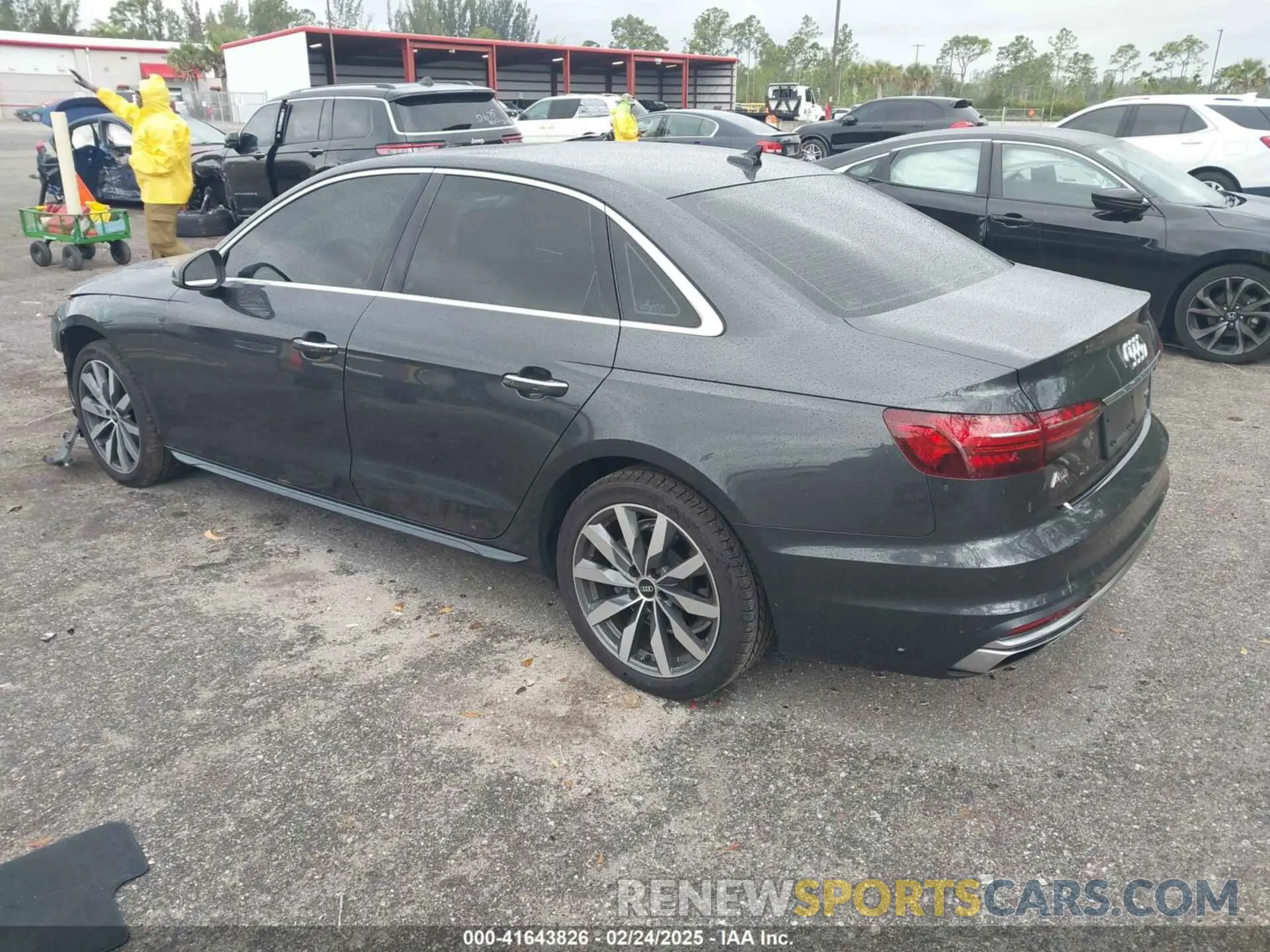 3 Photograph of a damaged car WAUABAF45MA068709 AUDI A4 2021